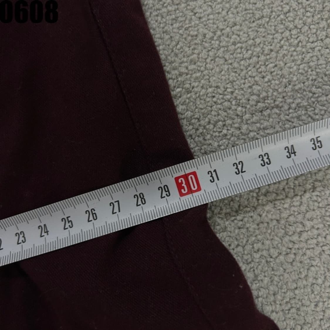 라코스테 버건디 바지  상품이미지5