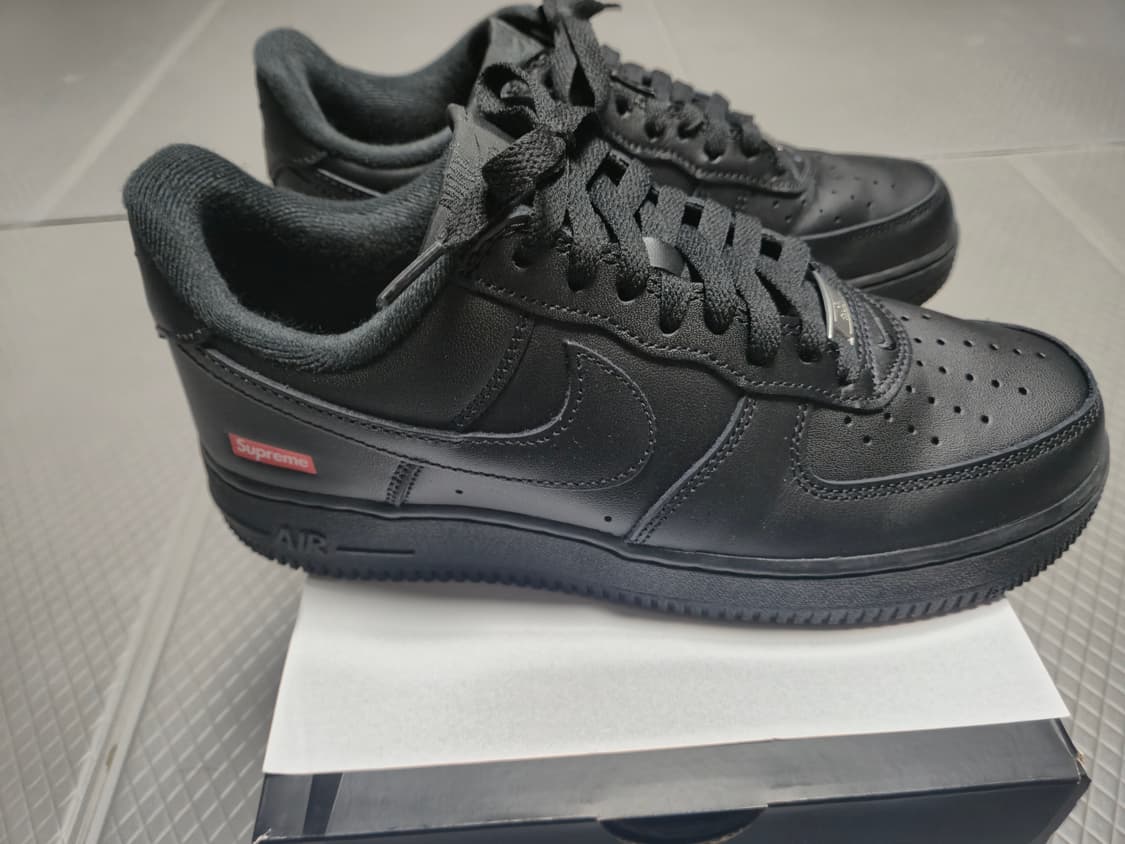 슈프림 나이키 에어포스 블랙 260 상품이미지5
