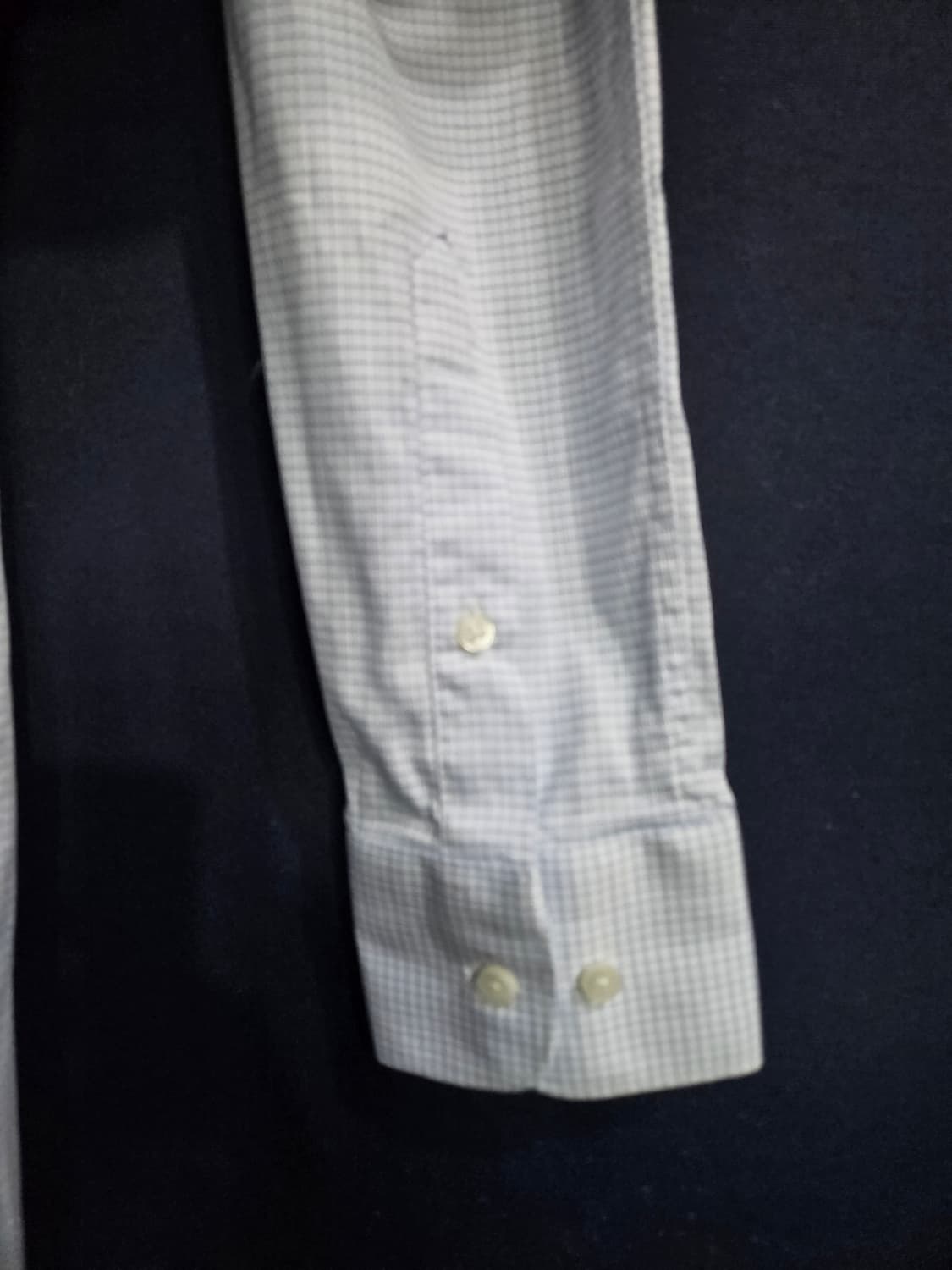 수트서플라이 체크 남성 슬림핏 95 긴팔셔츠  상품이미지5