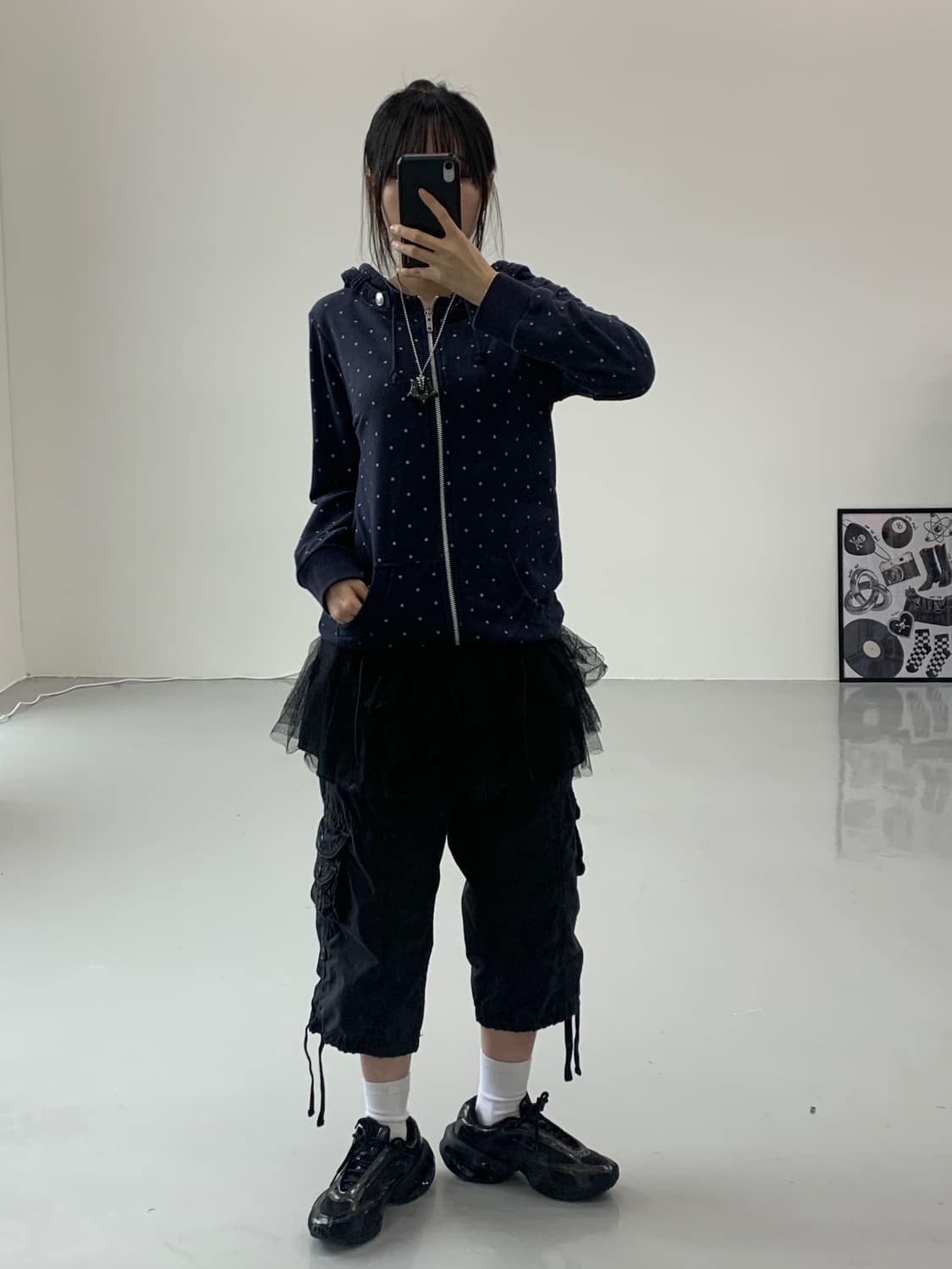 Petit Bateau Poly Dotted Zip Up Hoodies 상품이미지2