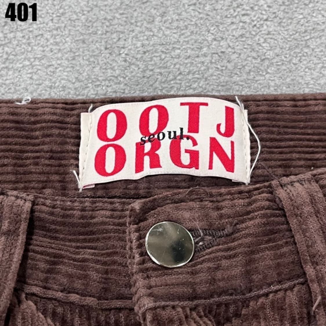 OOTJ 브라운 코듀로이 바지  상품이미지2