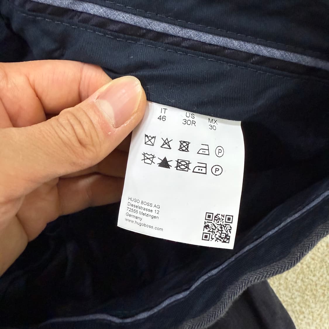 [30] 휴고보스 캐주얼 코튼팬츠  1226T1 상품이미지4