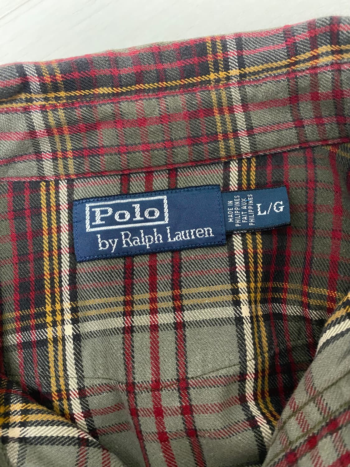 polo 폴로랄프로렌 체크셔츠 (size L) 상품이미지3