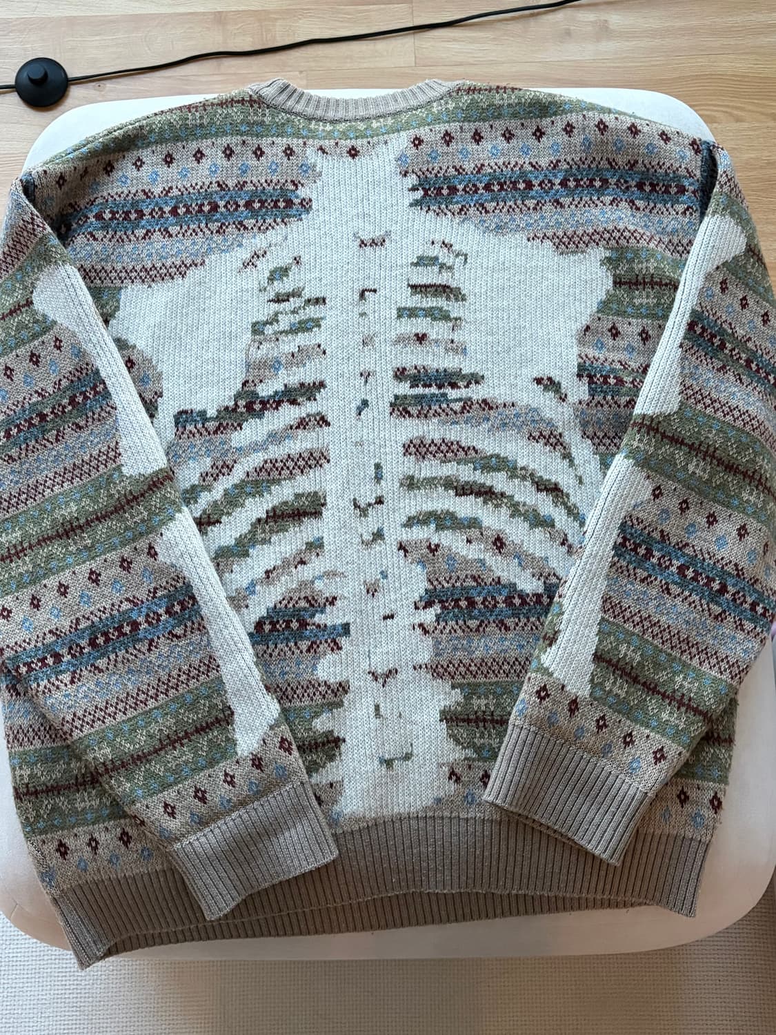 캐피탈 7G 울 페어 아일 본 크루넥 스웨터 섹소폰 상품이미지3