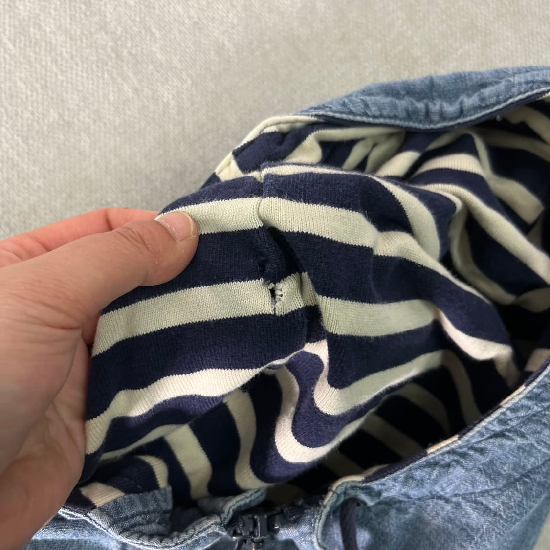 100 폴로 데님 앤 서플라이 페인팅 데님 필드 자켓 상품이미지9