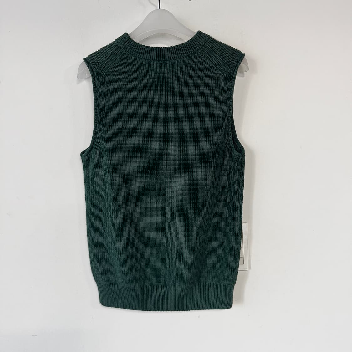 코스 COS 그린 코튼 니트 베스트 상품이미지7