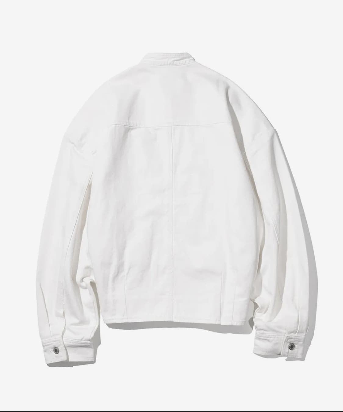 매스노운 하이넥 화이트 데님 자켓 L 상품이미지3