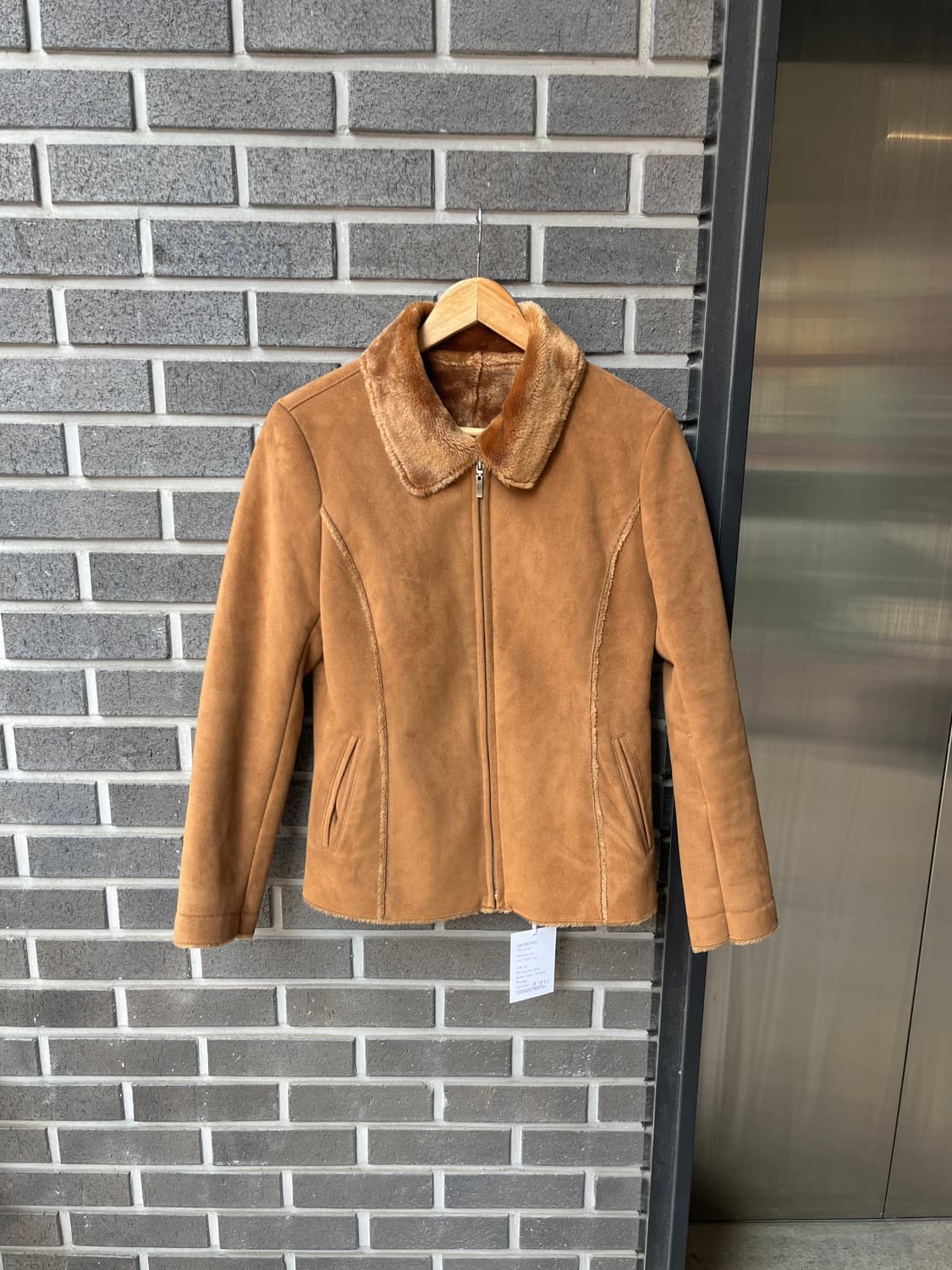 90s Gladness 시어링자켓 카멜 상품이미지1