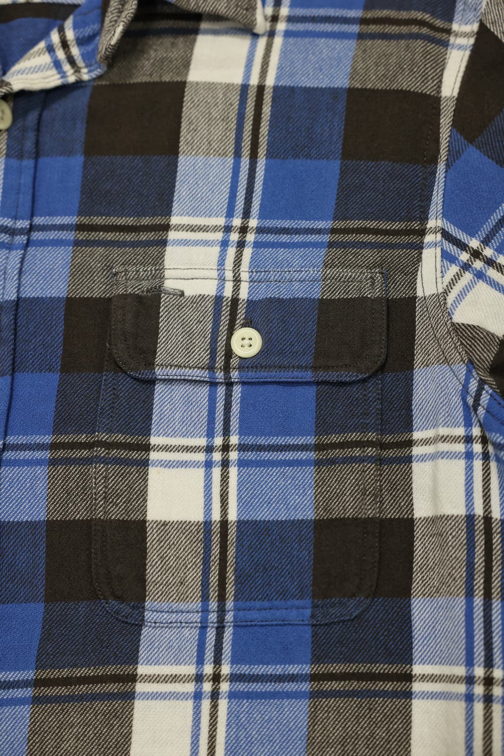 폴로랄프로렌 블루 플란넬 체크셔츠 판매 상품이미지6