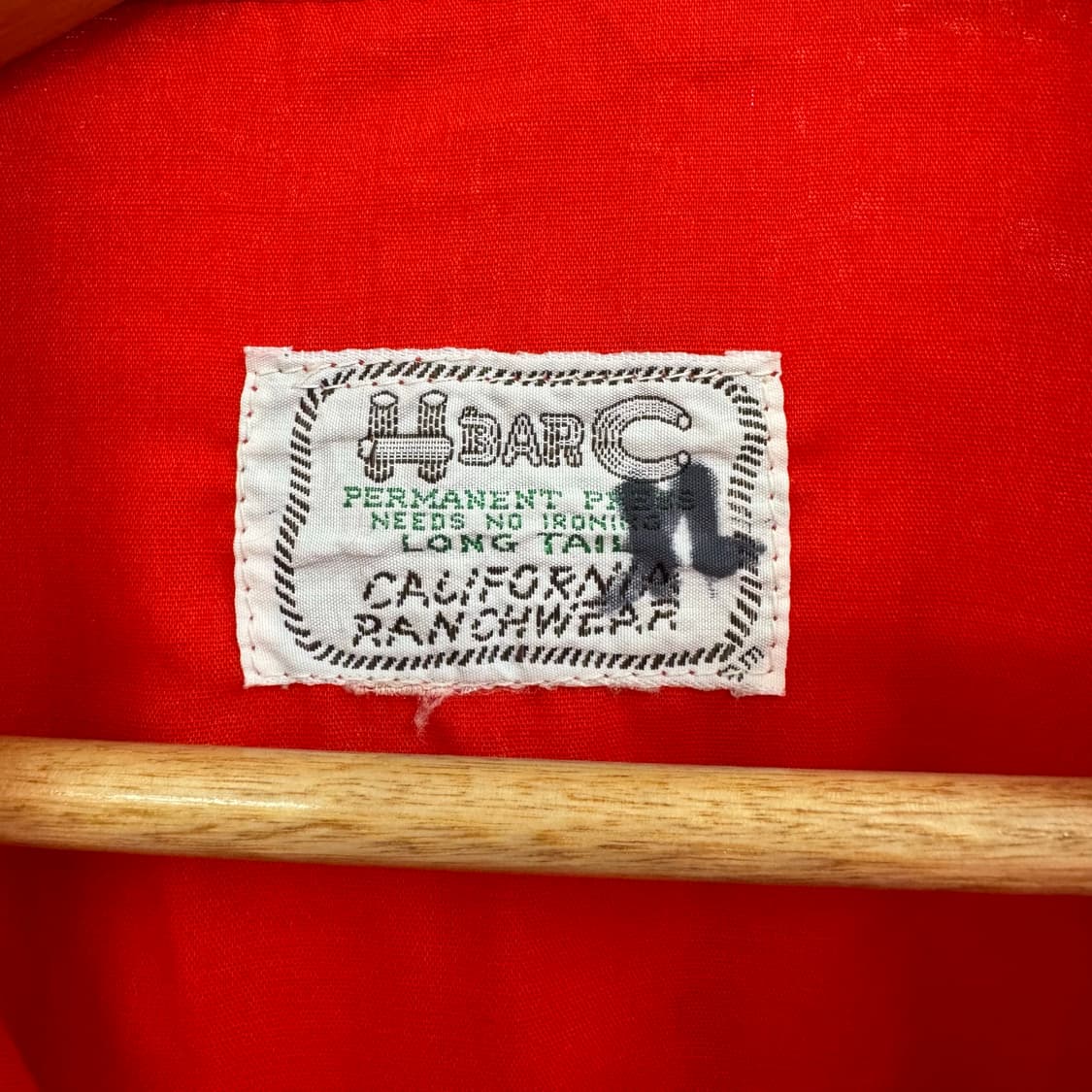 70s HbarC 웨스턴 셔츠 made in USA (XL)  상품이미지6