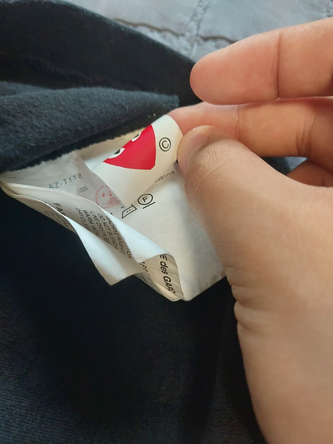 꼼데가르송 롱슬리브 상품이미지4