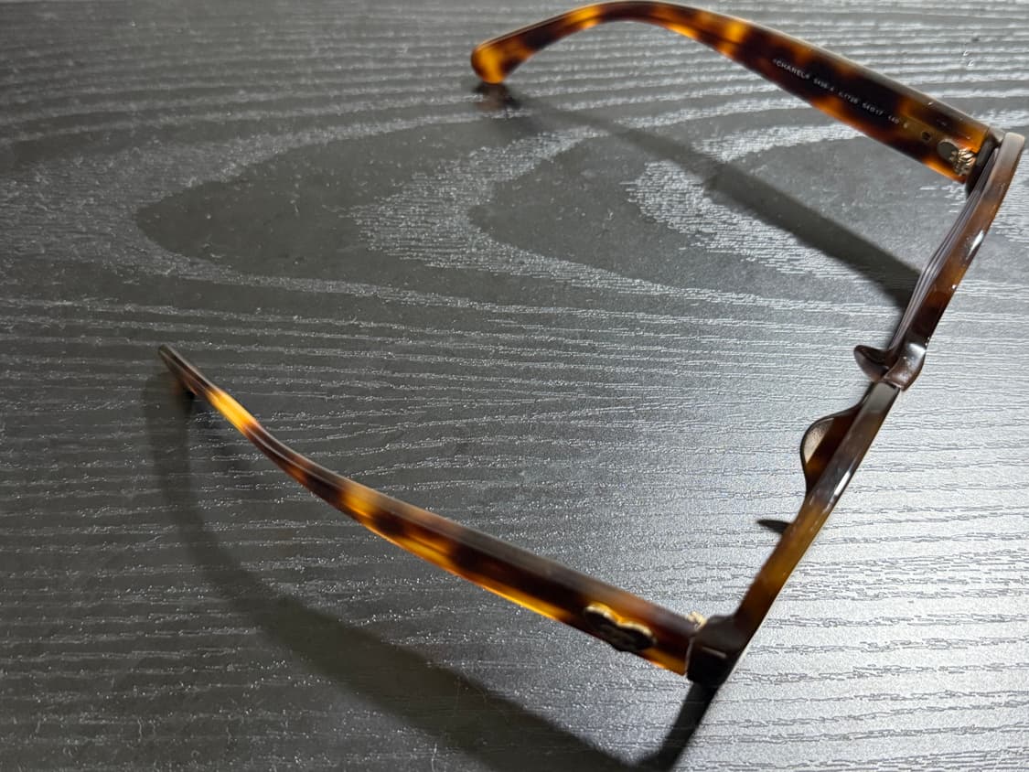 샤넬 하트스퀘어 안경 하바나 호피 상품이미지3