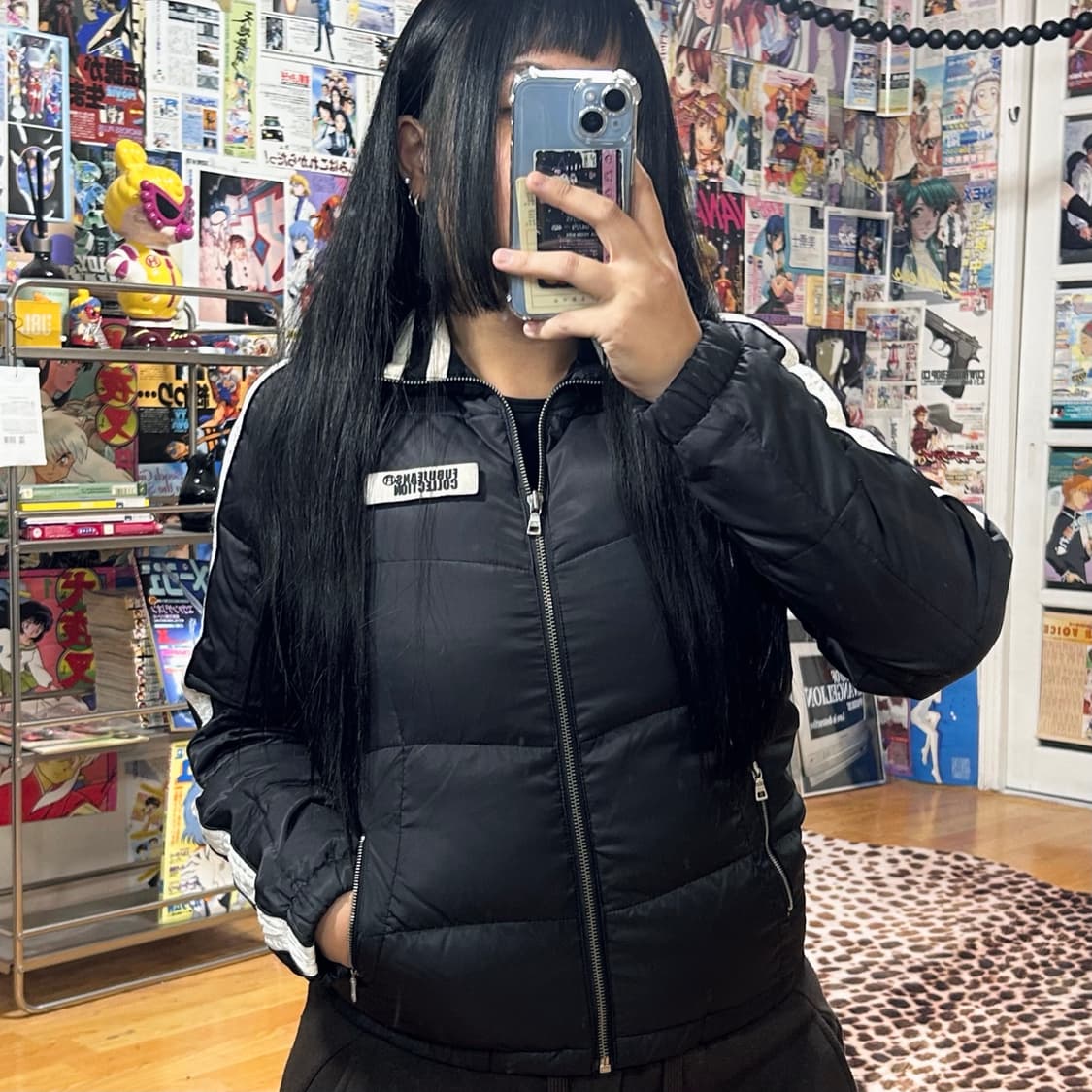 후부 사이드 라인 덕다운 패딩 점퍼 상품이미지1