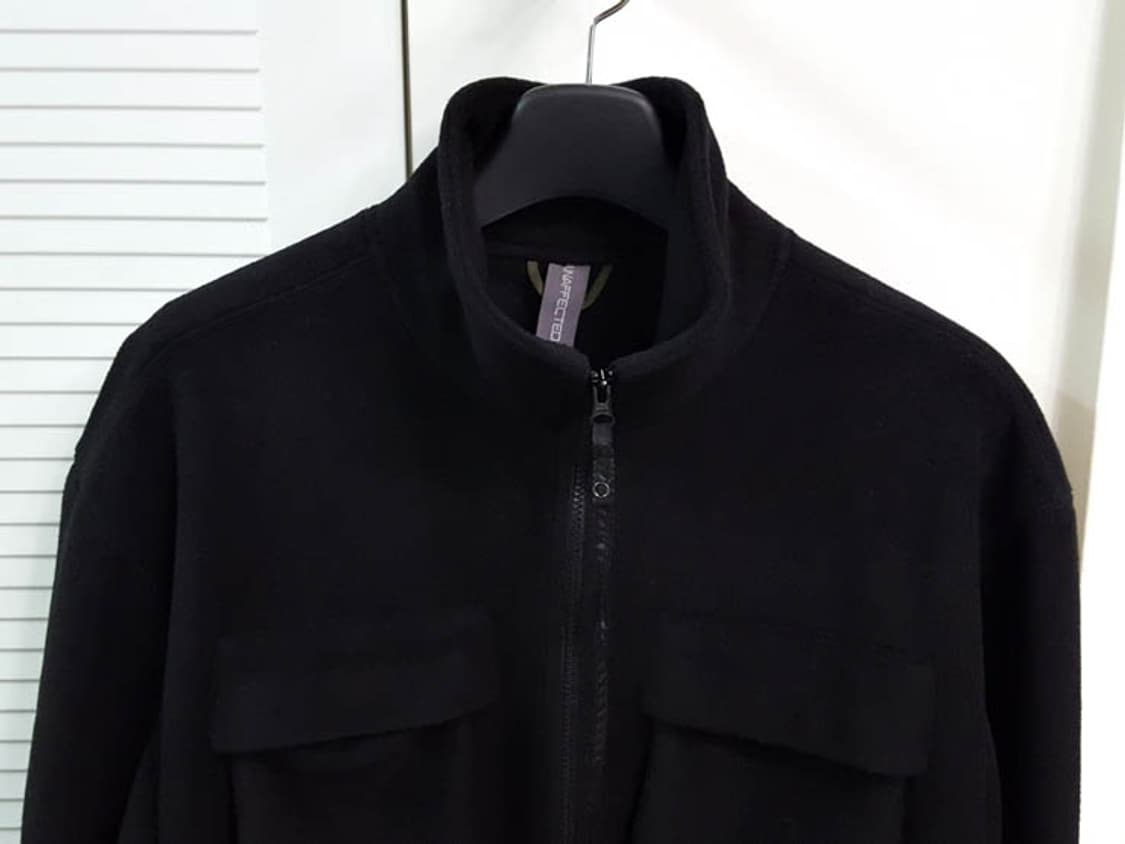 언어펙티드 플리스 자켓 블랙 프리 상품이미지2