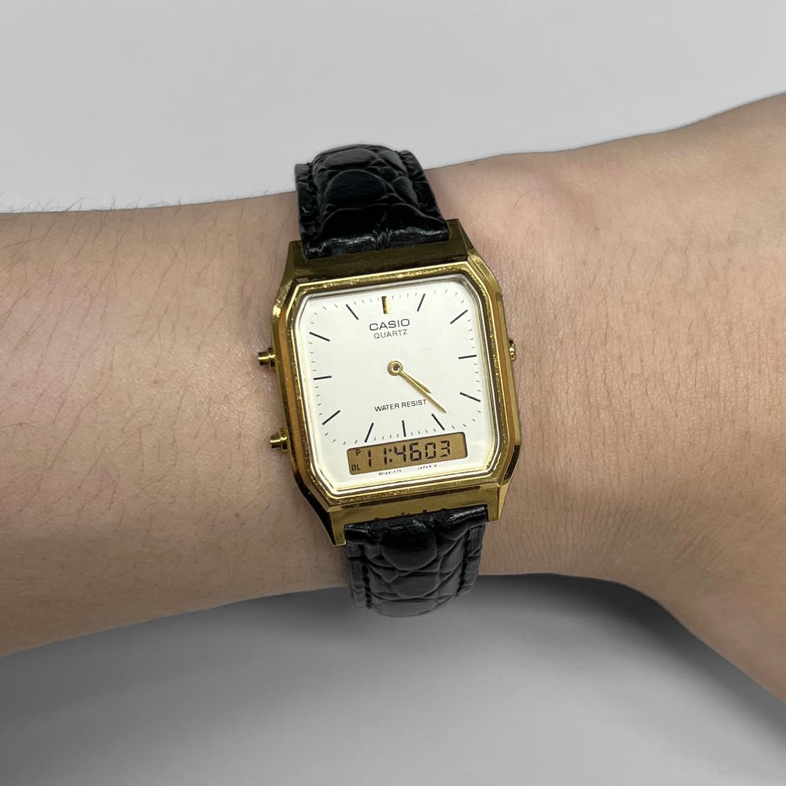 카시오 AQ-230 / Black & Gold edition 상품이미지10
