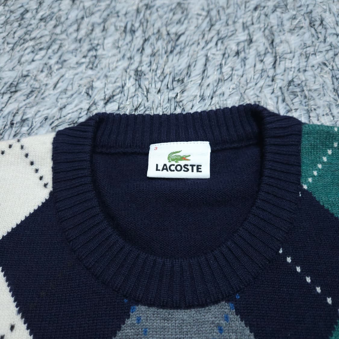 라코스테)95 남자 모직 라운드니트 / 왕눈이샵 상품이미지7