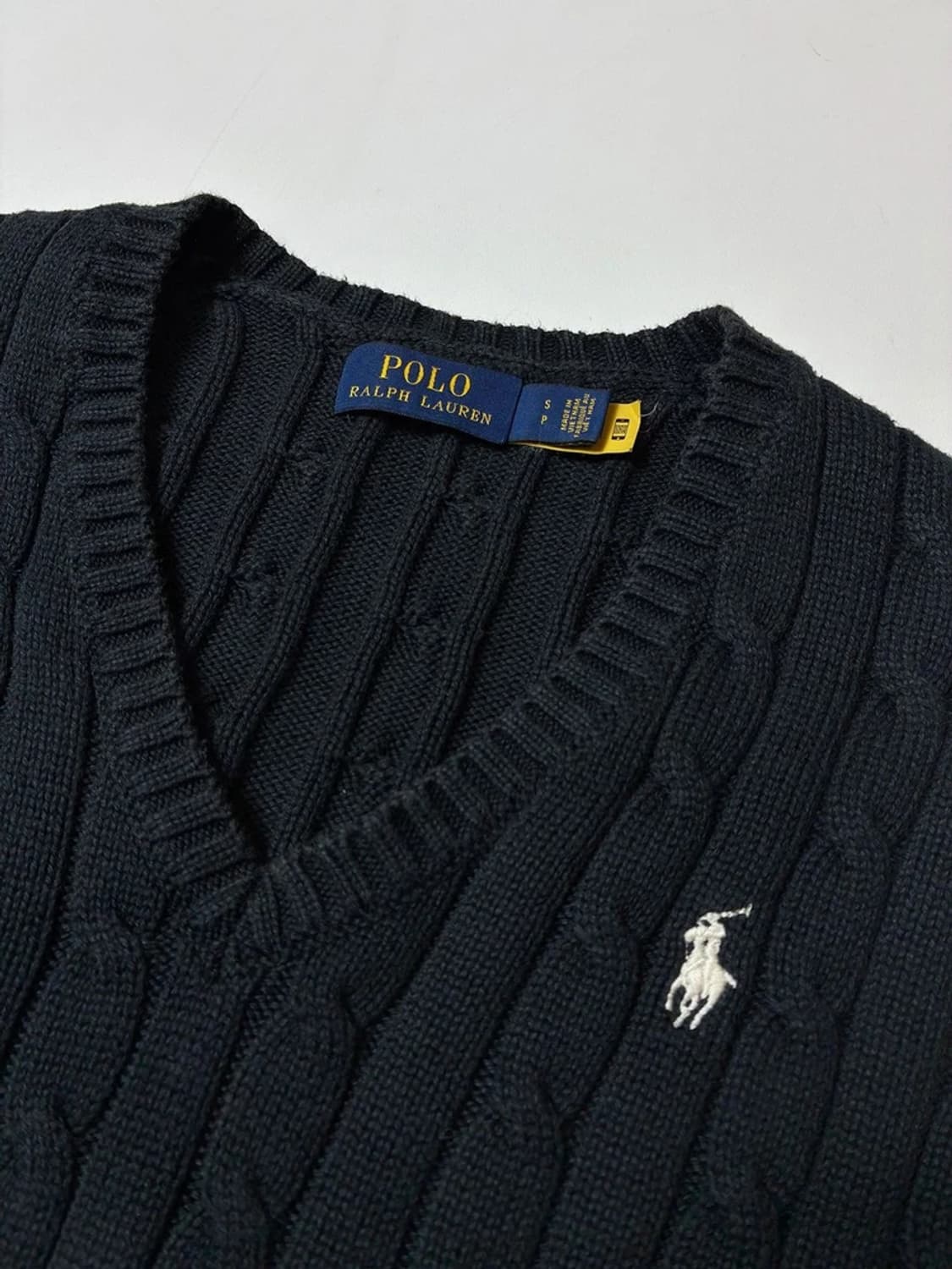 폴로 랄프로렌 시그니처 큐알 신형 포니 케이블 니트 PN8837 상품이미지3