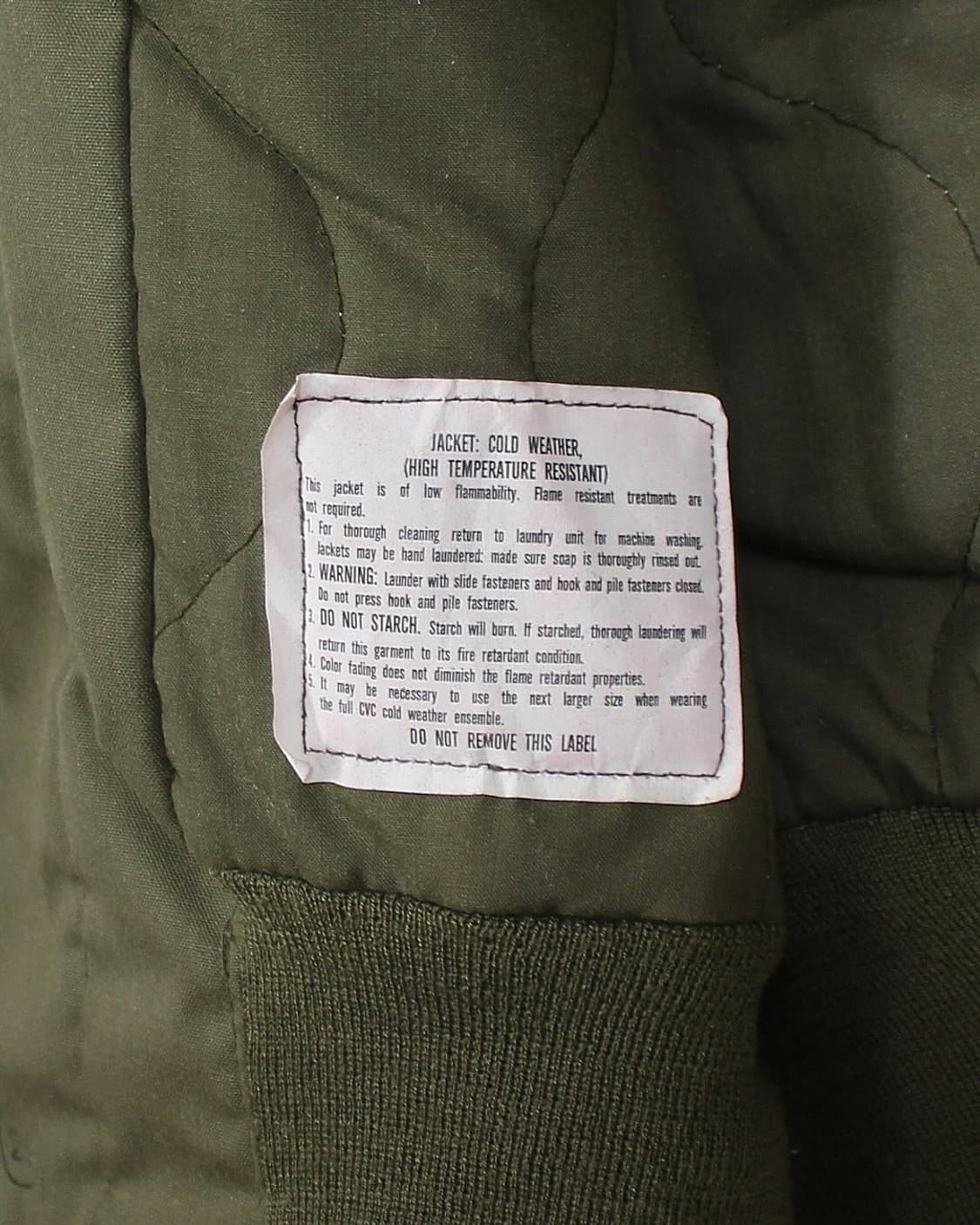 1986 US Army 미군 CVC 탱커 자켓 빈티지 밀리터리 상품이미지6