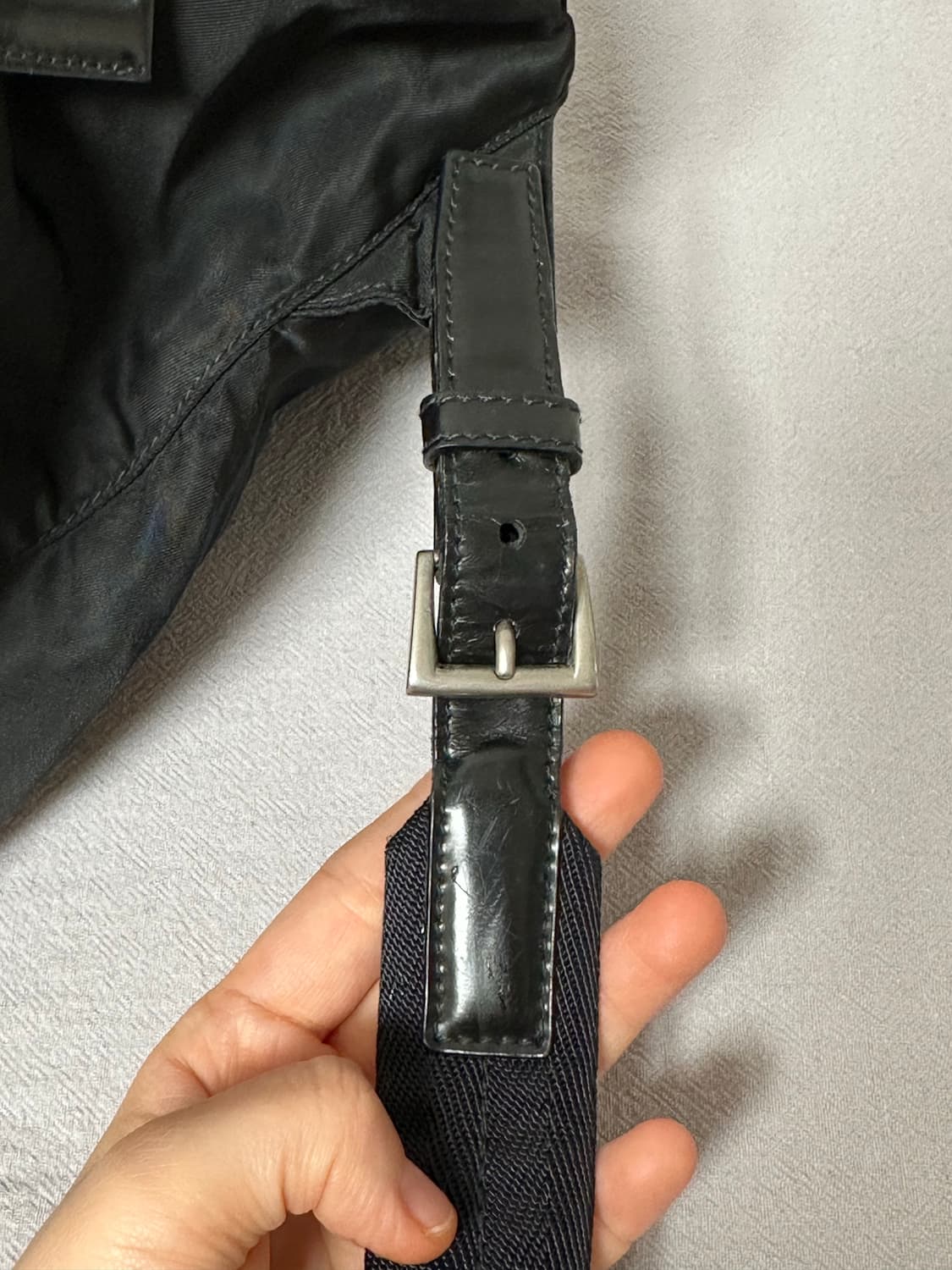 프라다 원포켓 백팩 나일론 포코노 미디움 상품이미지5