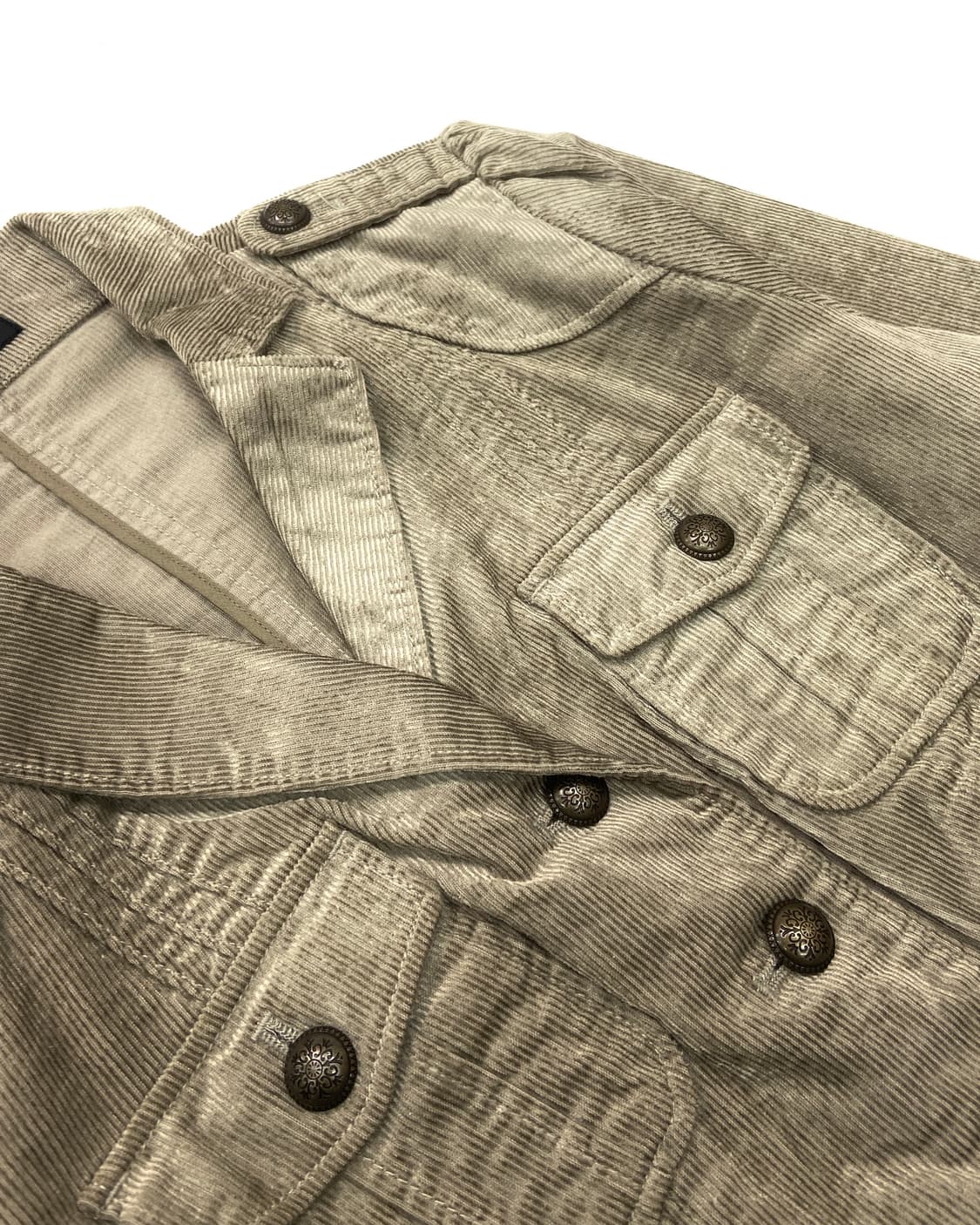 Comme ca ism Beige Corduroy Jacket 상품이미지3