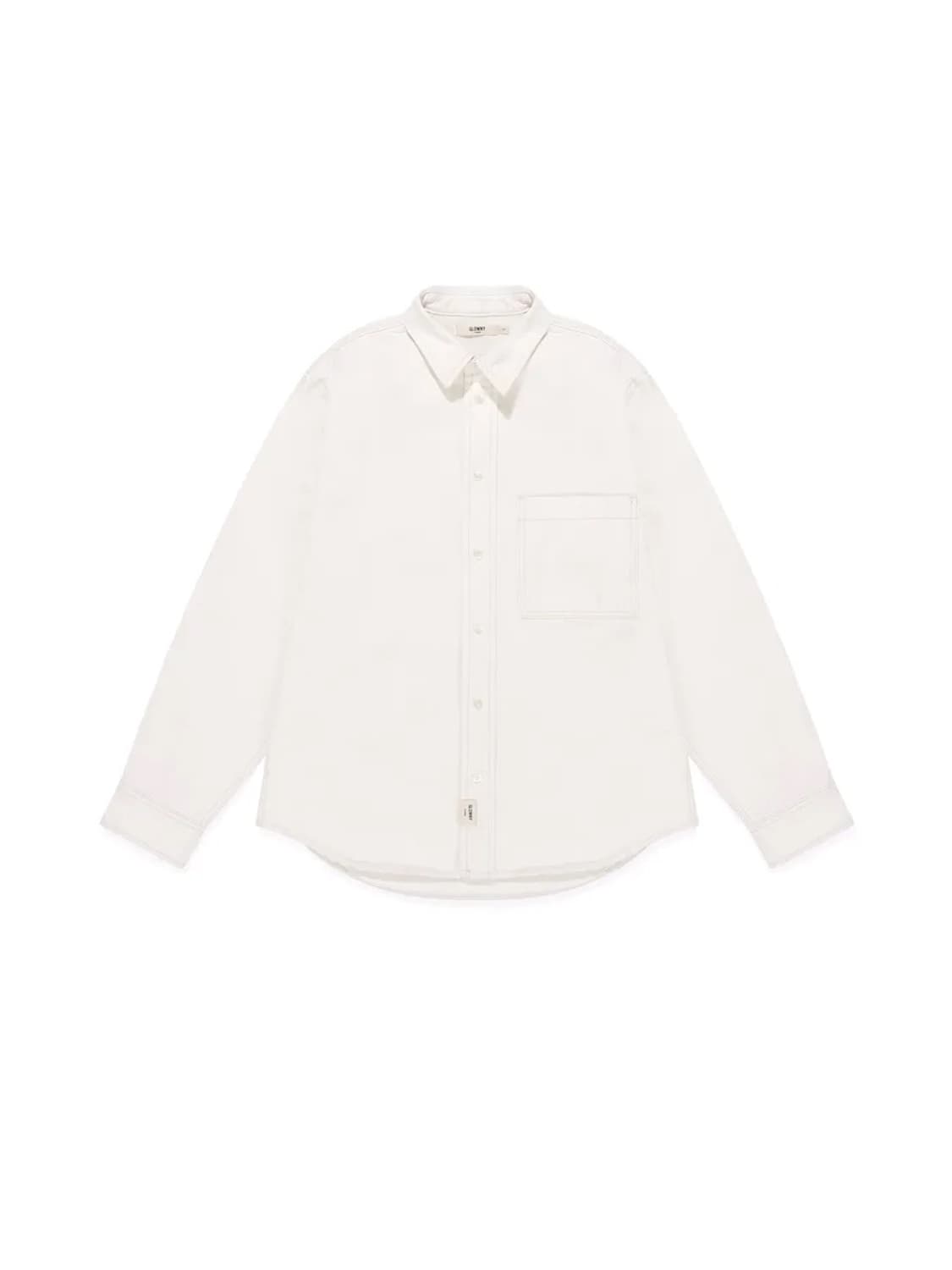 [M] 글로니 G 클래식 코튼 트윌 셔츠 화이트 상품이미지1