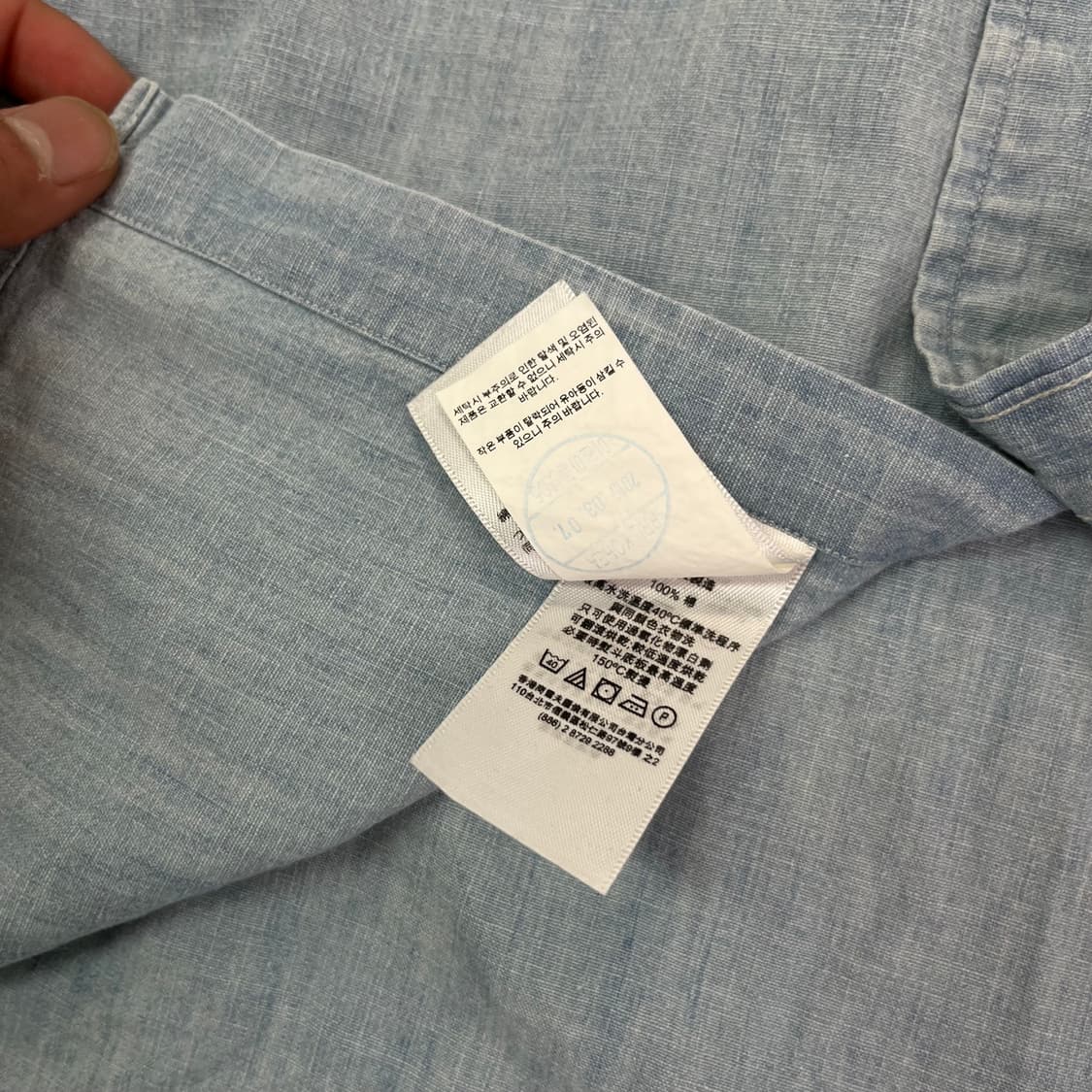 100 폴로 랄프로렌 데님 셔츠 상품이미지5