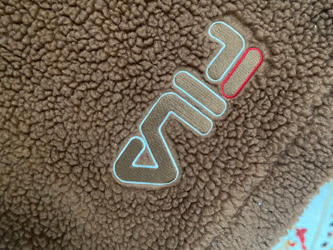 휠라 뽀글이 토트백 브라운 가방 상품이미지1