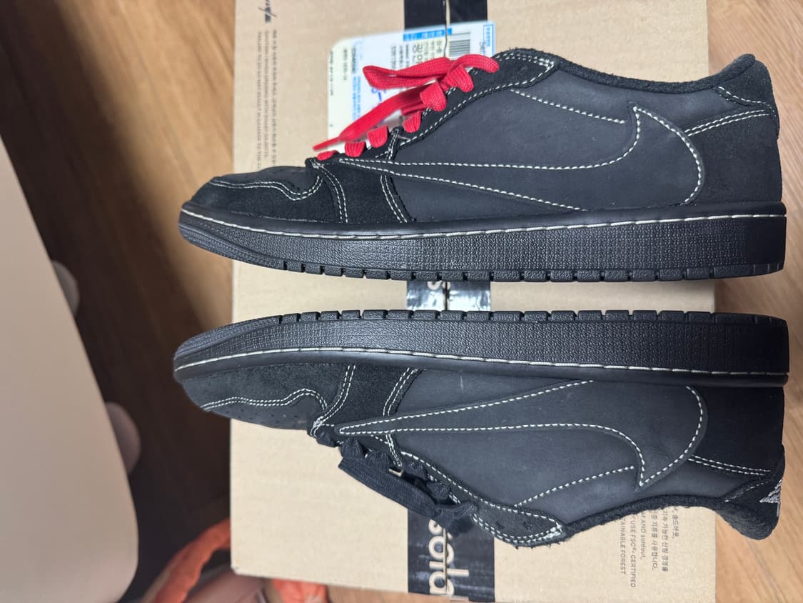 스캇 조던1 블랙팬텀 상품이미지2