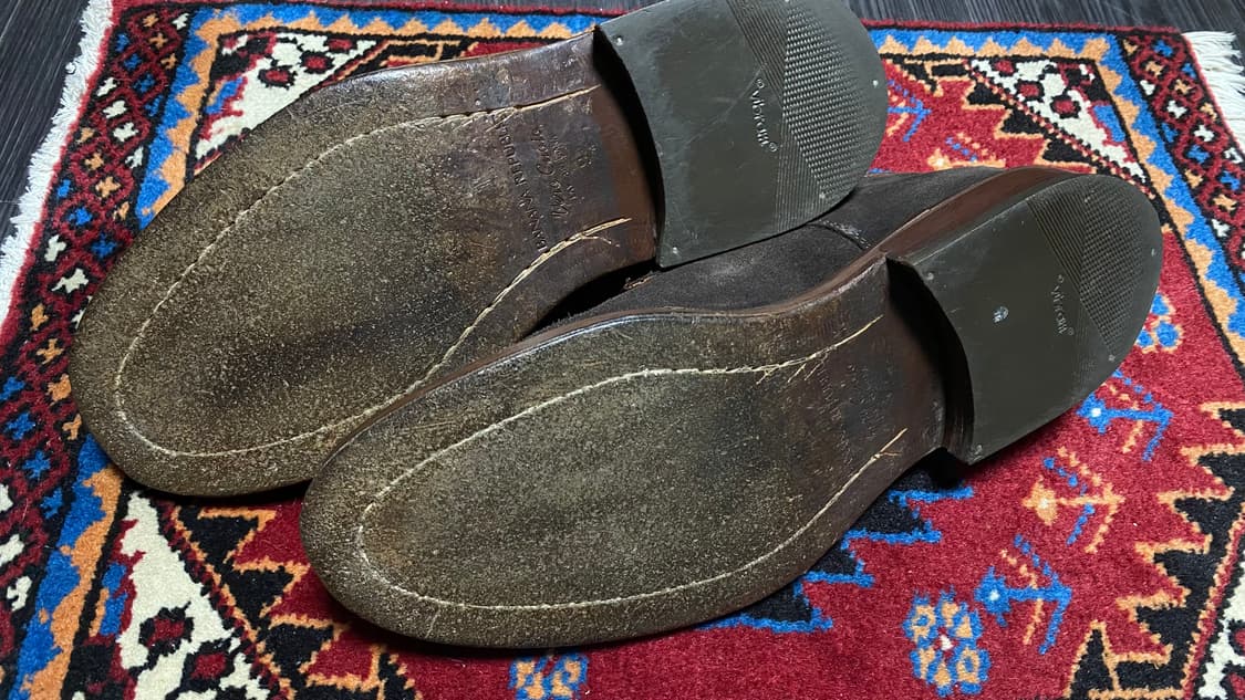 바나나리퍼블릭 핸드메이드 이태리 한정판 9  270 알든 rrl 더비 상품이미지4