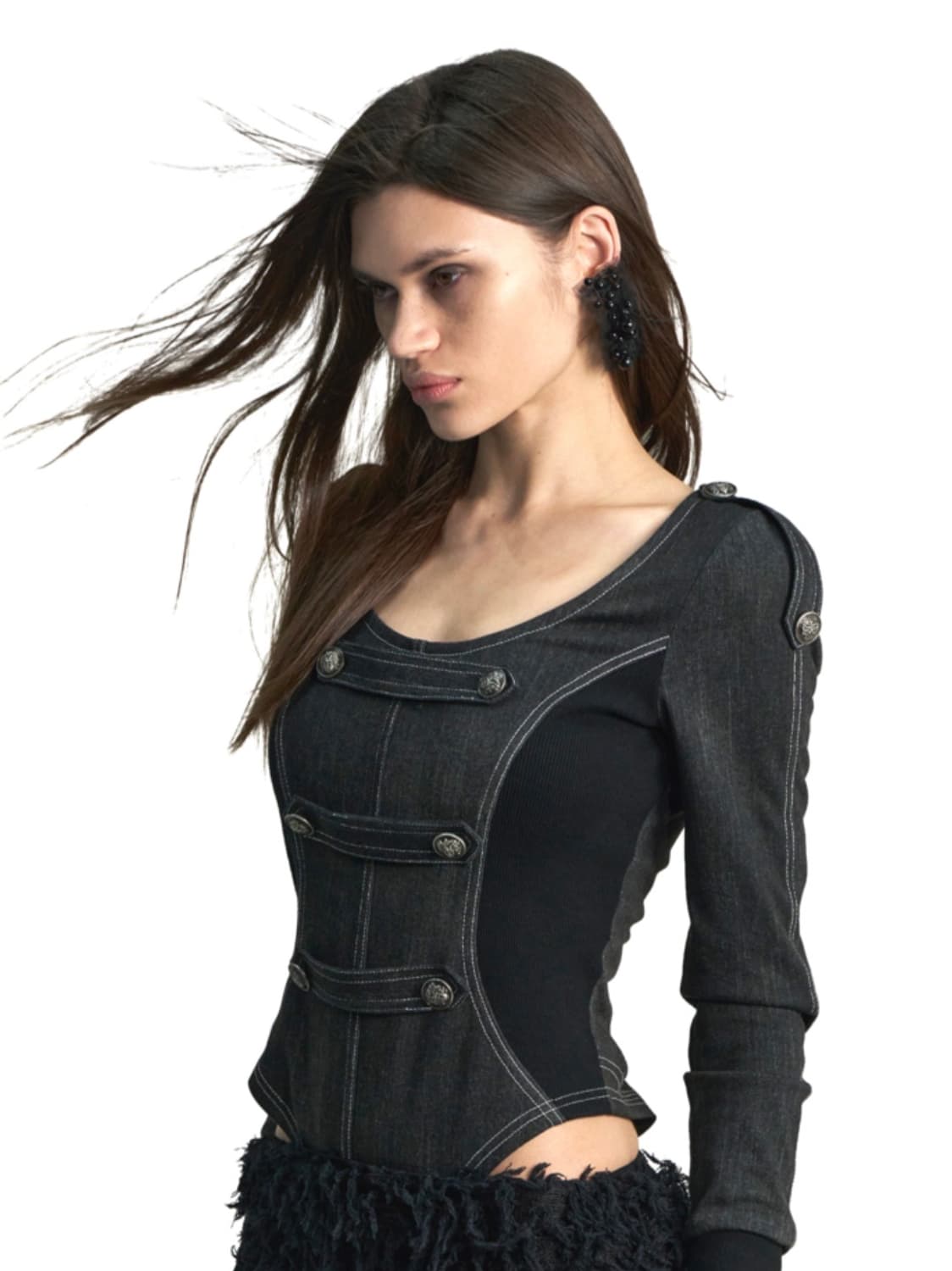 Kimyo 키묘 ARMOR BAR HIGH LEG CUT TOP 상품이미지4