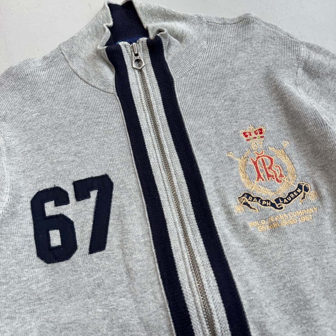 폴로 제팬 니트집업 상품이미지3