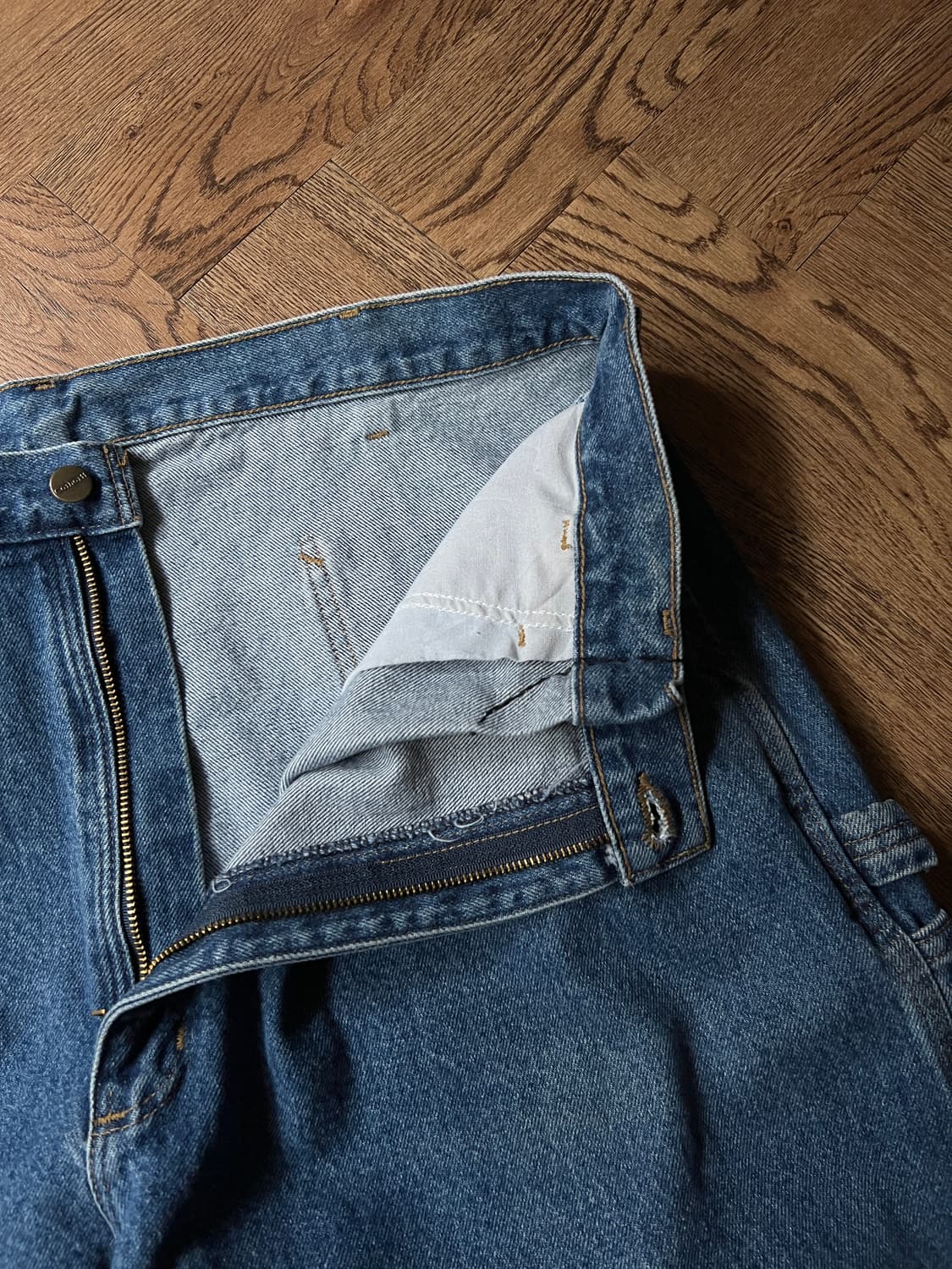 [40]칼하트 USA 싱글니 카펜터 워크 데님 팬츠 상품이미지4