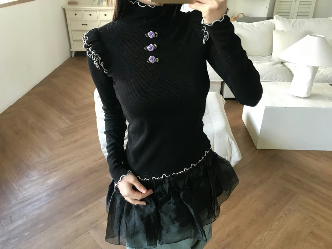 vintage frill top 상품이미지3