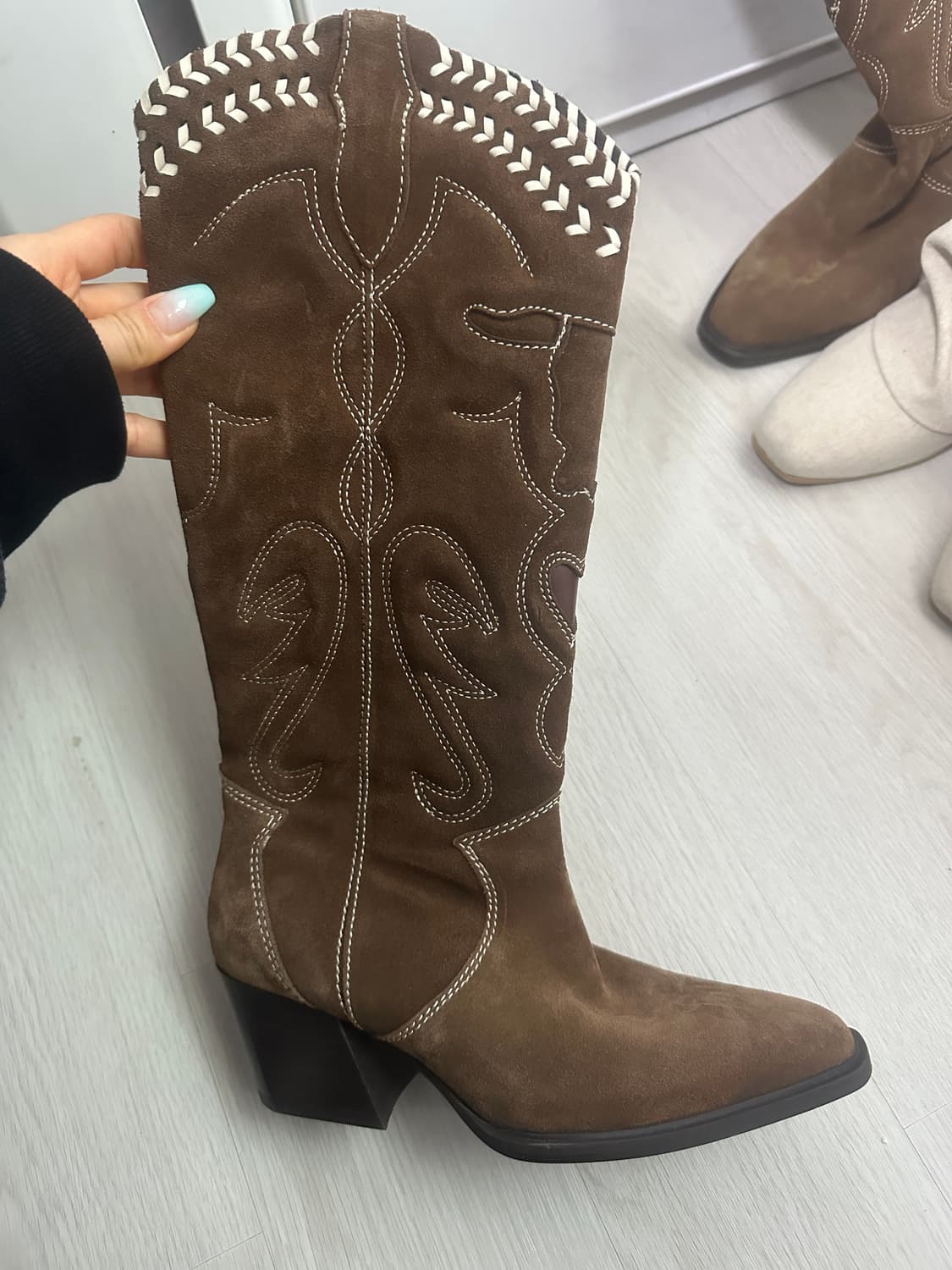 자라 레더 부츠 37사이즈 상품이미지9