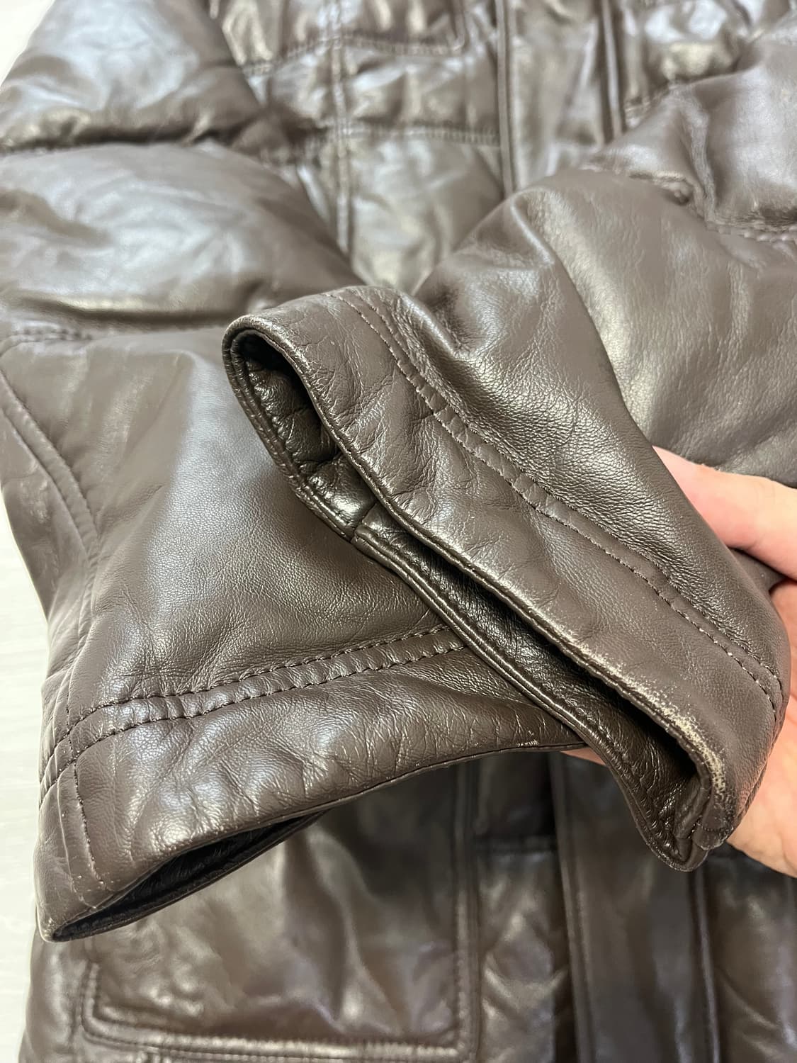 인디안 양가죽 구스다운 점퍼 100 상품이미지2