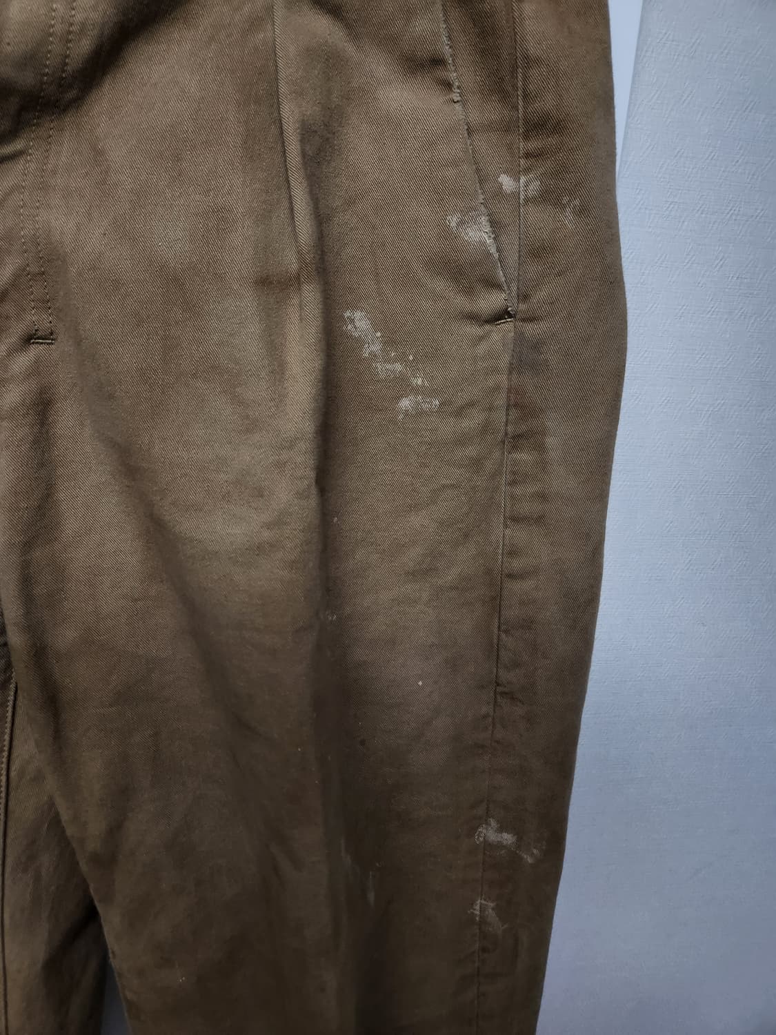 안셀름 원턱 에이징 치노 브라운 2사이즈 상품이미지2