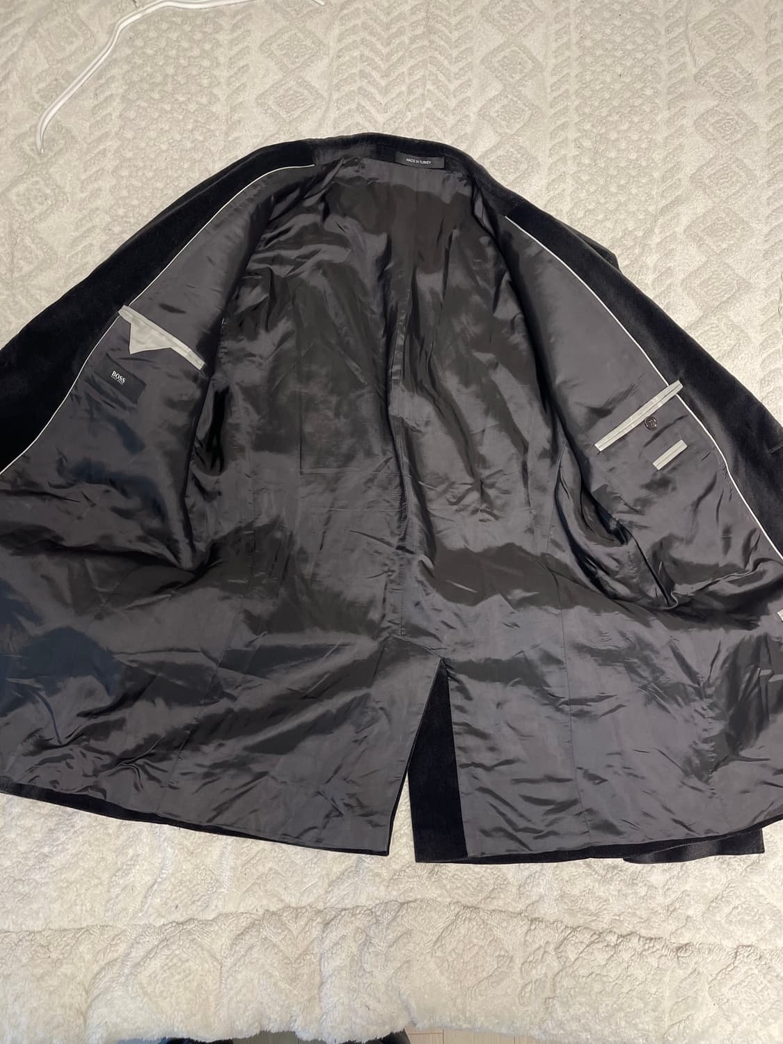 휴고 보스(Hugo Boss) 벨루어 벨벳 자켓 56(실측110) 상품이미지6