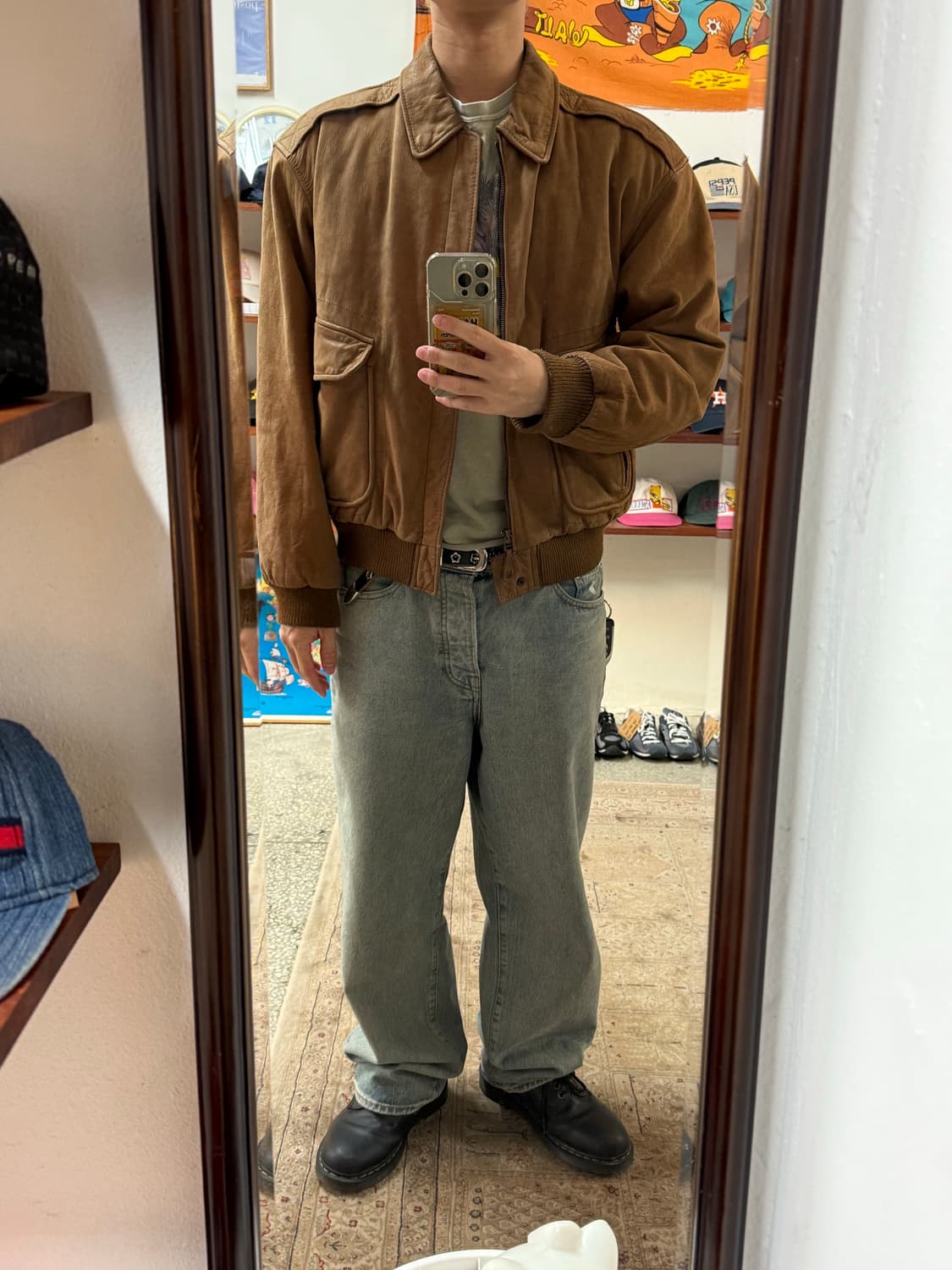 A2 Flight suede jacket  상품이미지1