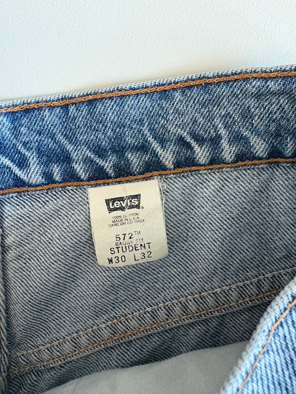 90s 미제 usa 리바이스 572 30사이즈 상품이미지5