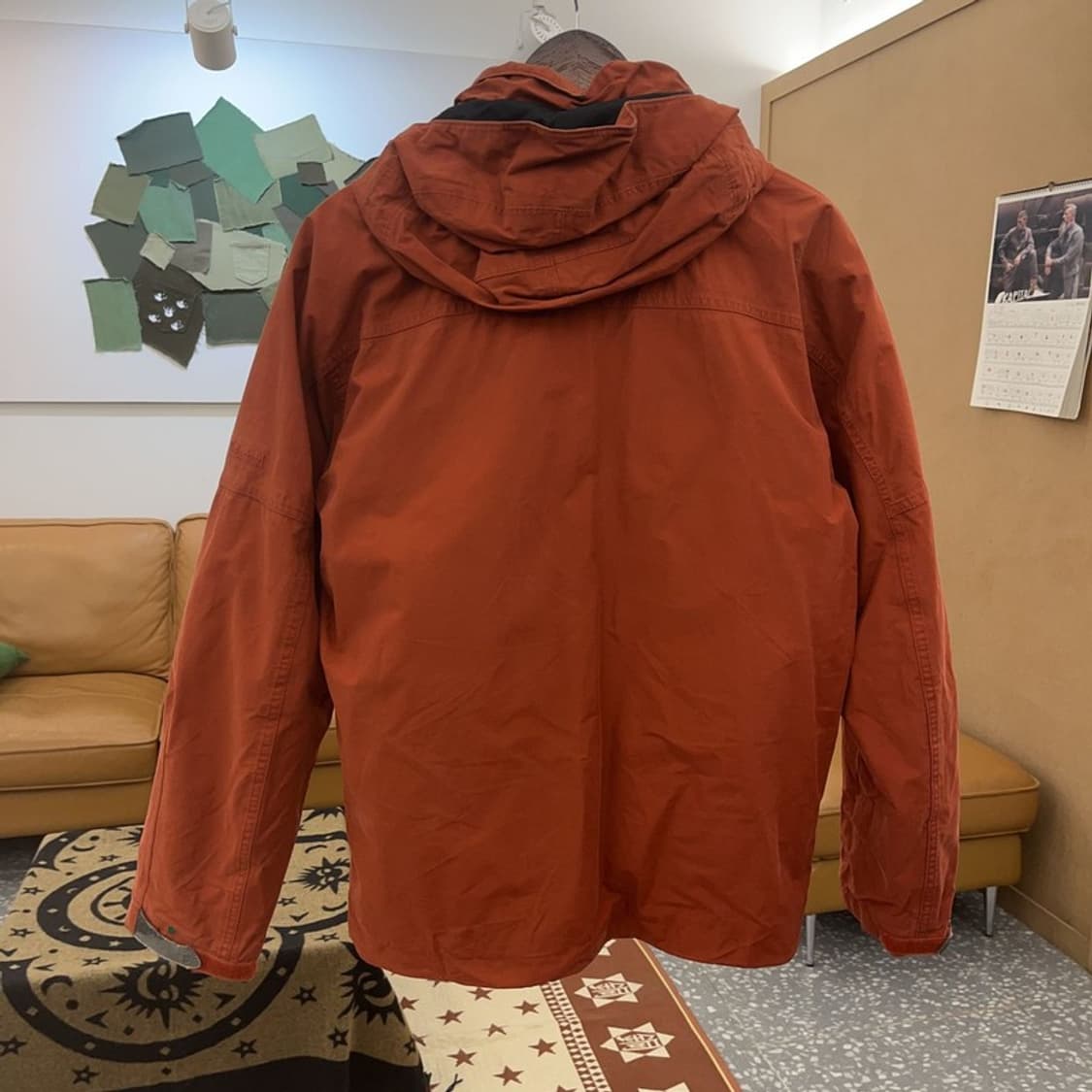 팀버랜드 빈티지 오렌지브라운 바람막이 자켓 S C08604 상품이미지4