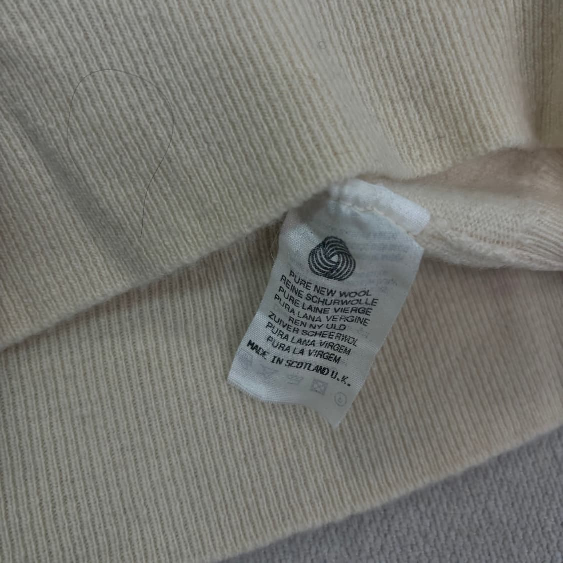 95 버버리 램스울 90s 기마로고 니트 상품이미지4