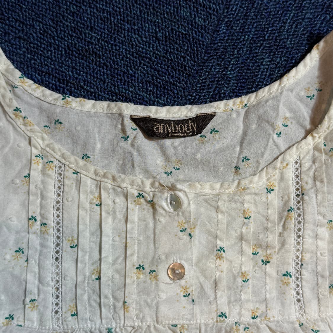 빈티지 모리걸 플라워 나시 블라우스 상품이미지4