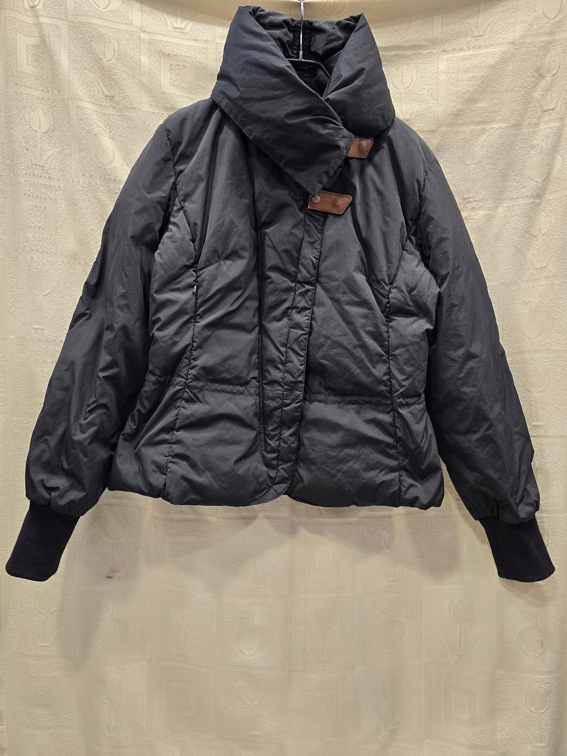 cby 블랙 구스다운 패딩 숏패딩 자켓 46 (66~77) 상품이미지1