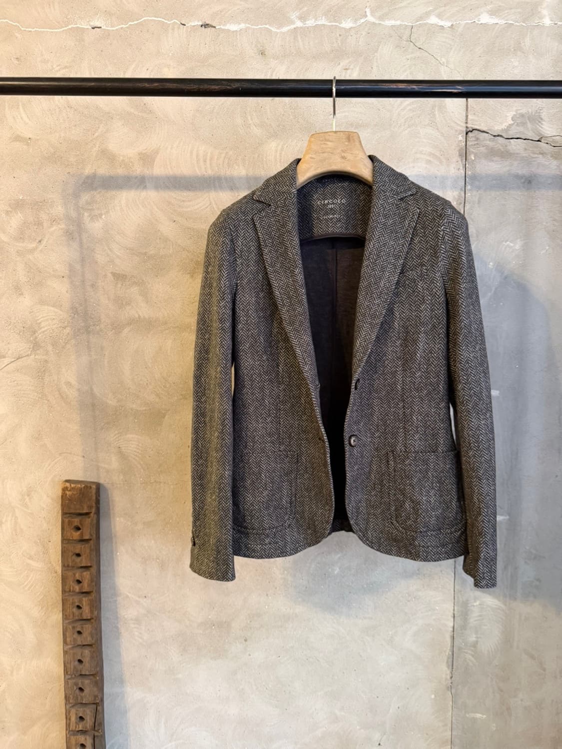 치르꼴로 저지 패브릭 테일러드 자켓 55~66 상품이미지10