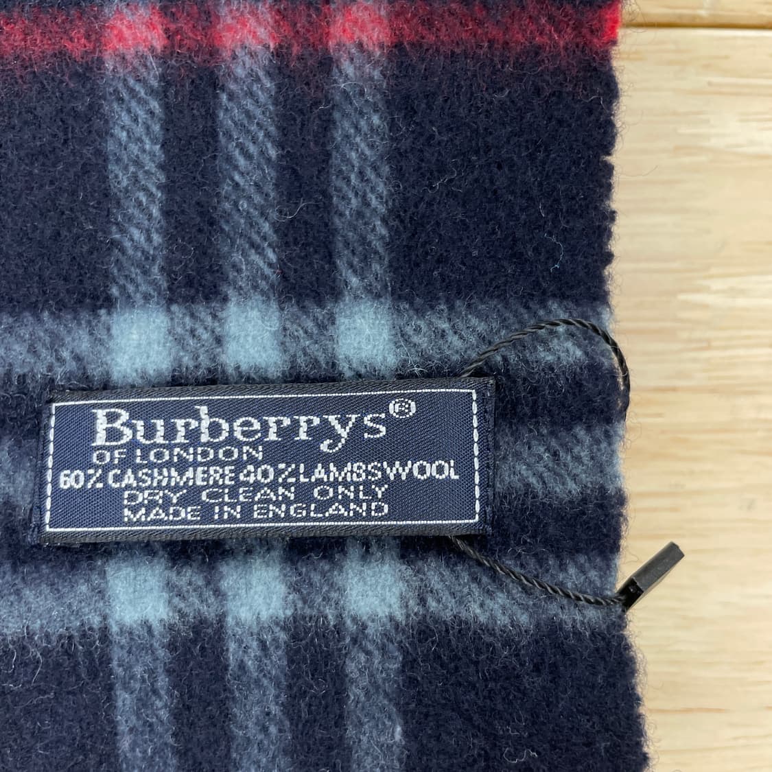 버버리 정품 캐시미어 / 램스울 머플러 네이비 상품이미지3