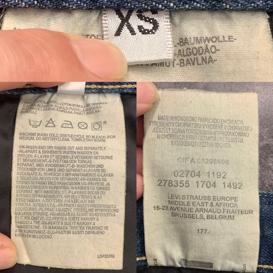 LEVIS RED 리바이스 레드 04/FW 펑크 스터드 데님 스커트 상품이미지8