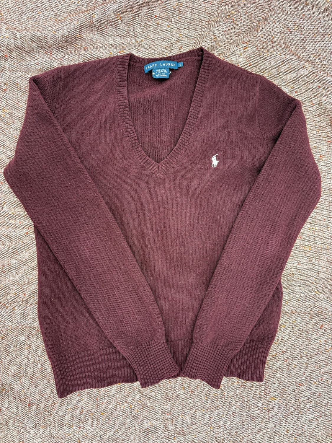 🧶 Ralph Lauren 울 캐시미어 니트 (여성 S) 상품이미지1