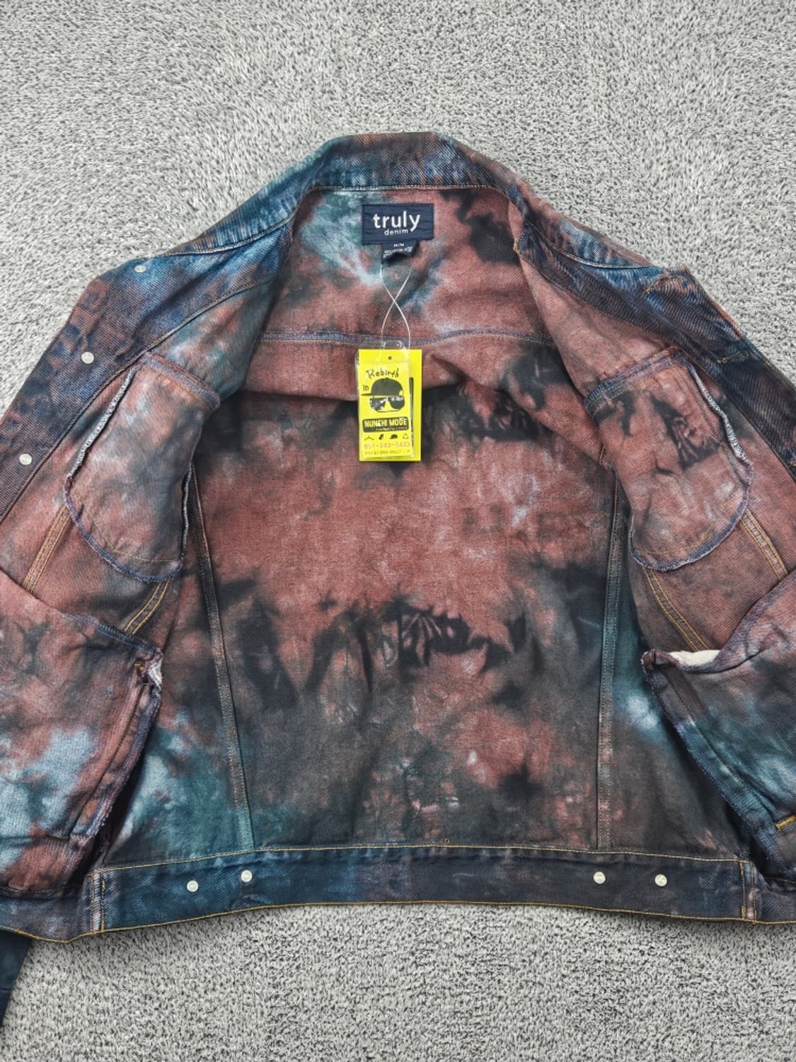 TRULY 데님 트러커 자켓 다잉커스텀 ( M ) / 11880 상품이미지10
