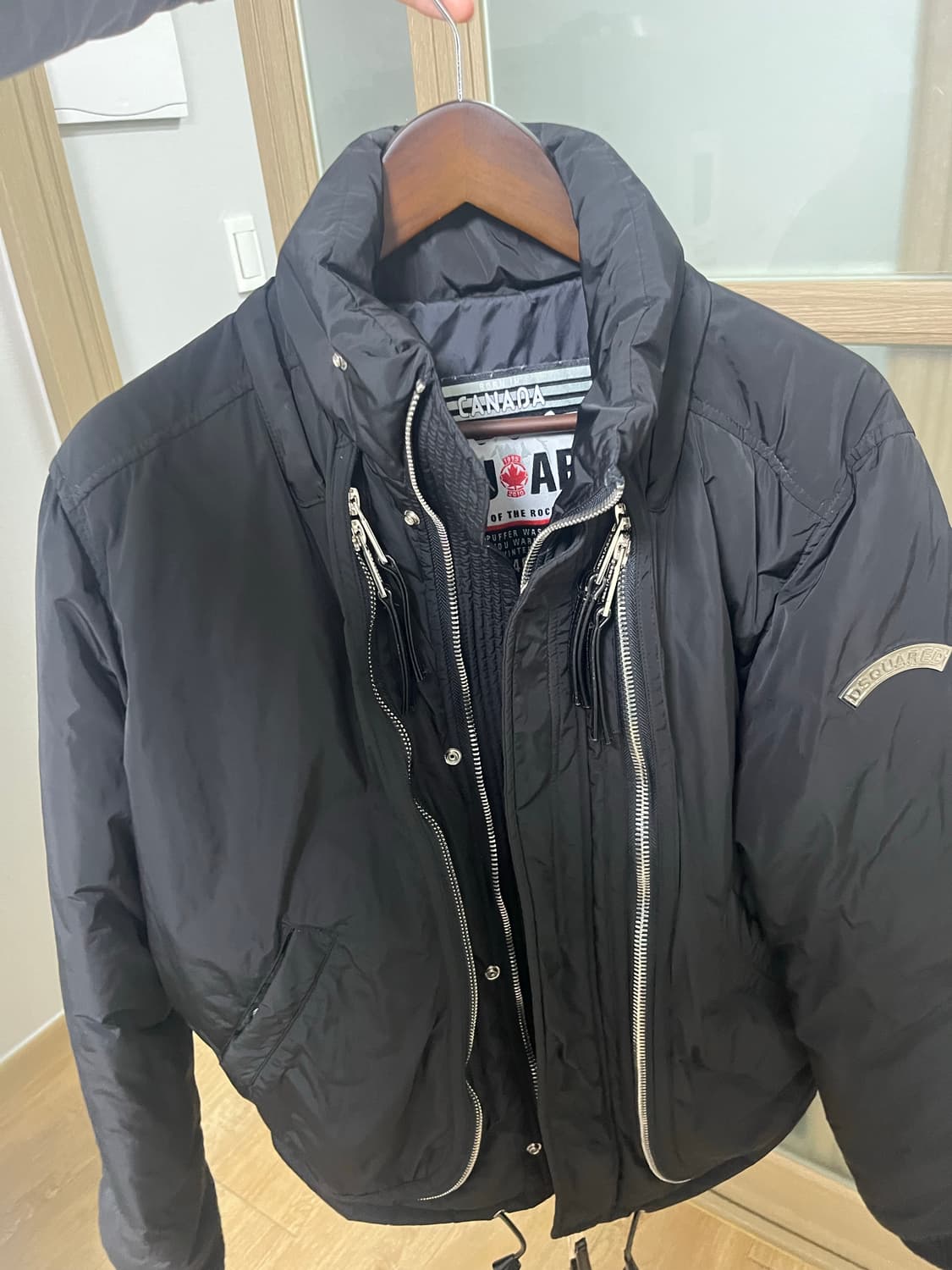 디스퀘어드 지퍼 레이어 구스패딩자켓 상품이미지4