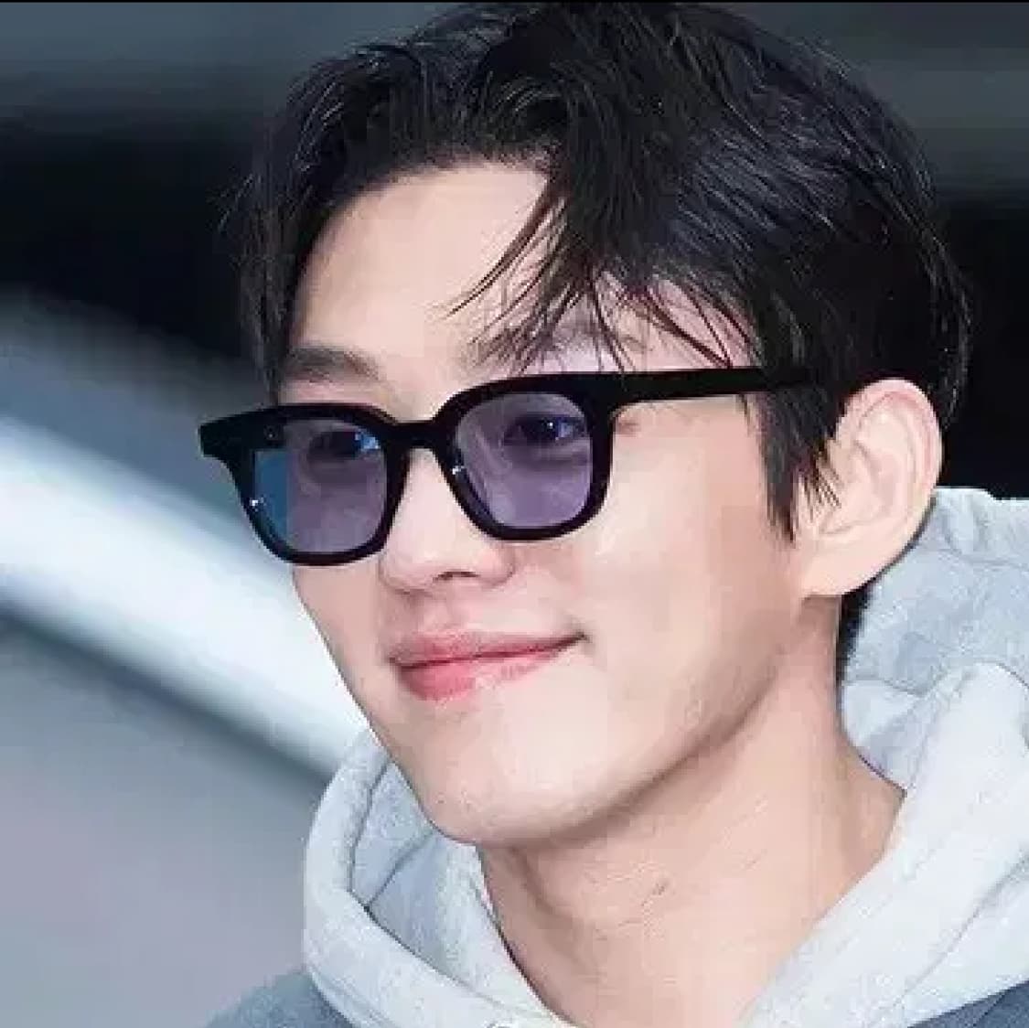 DPEW 블루 틴트 선글라스 유아인 색안경 뿔테 파란색 파랑 안경 상품이미지3